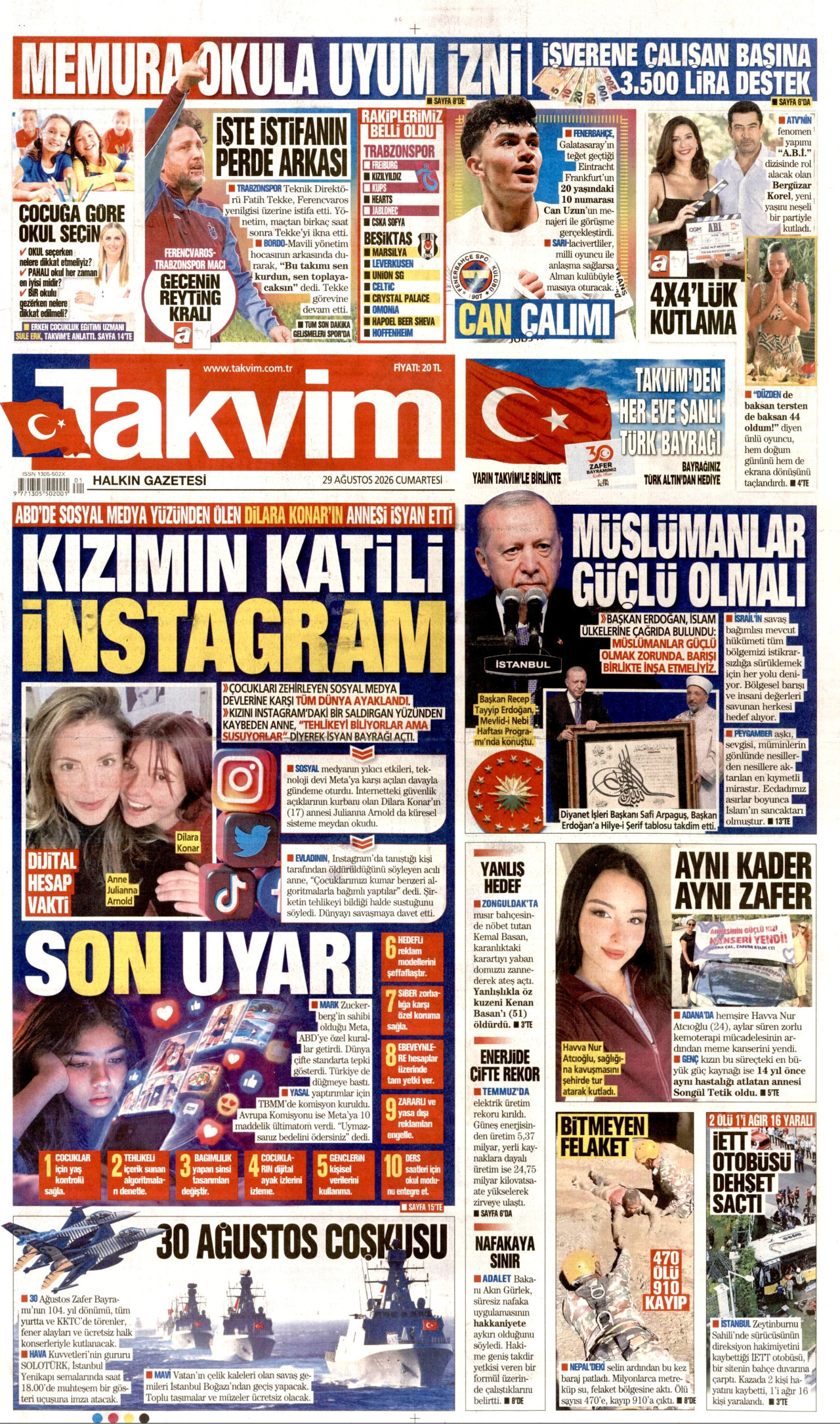 Gazeteler bugün ne yazdı? (29 Ağustos) - 9. fotoğraf