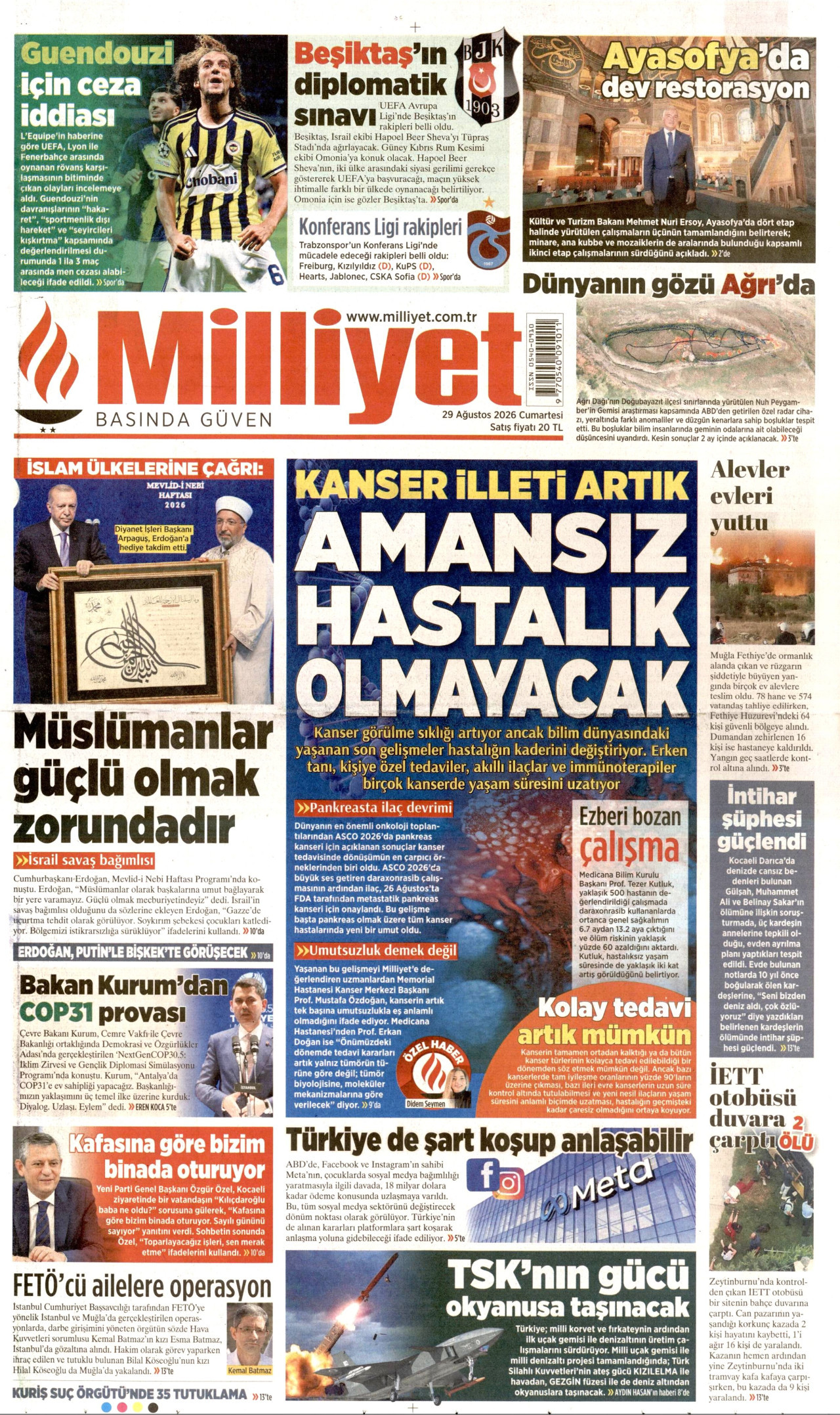 Gazeteler bugün ne yazdı? (29 Ağustos) - 10. fotoğraf
