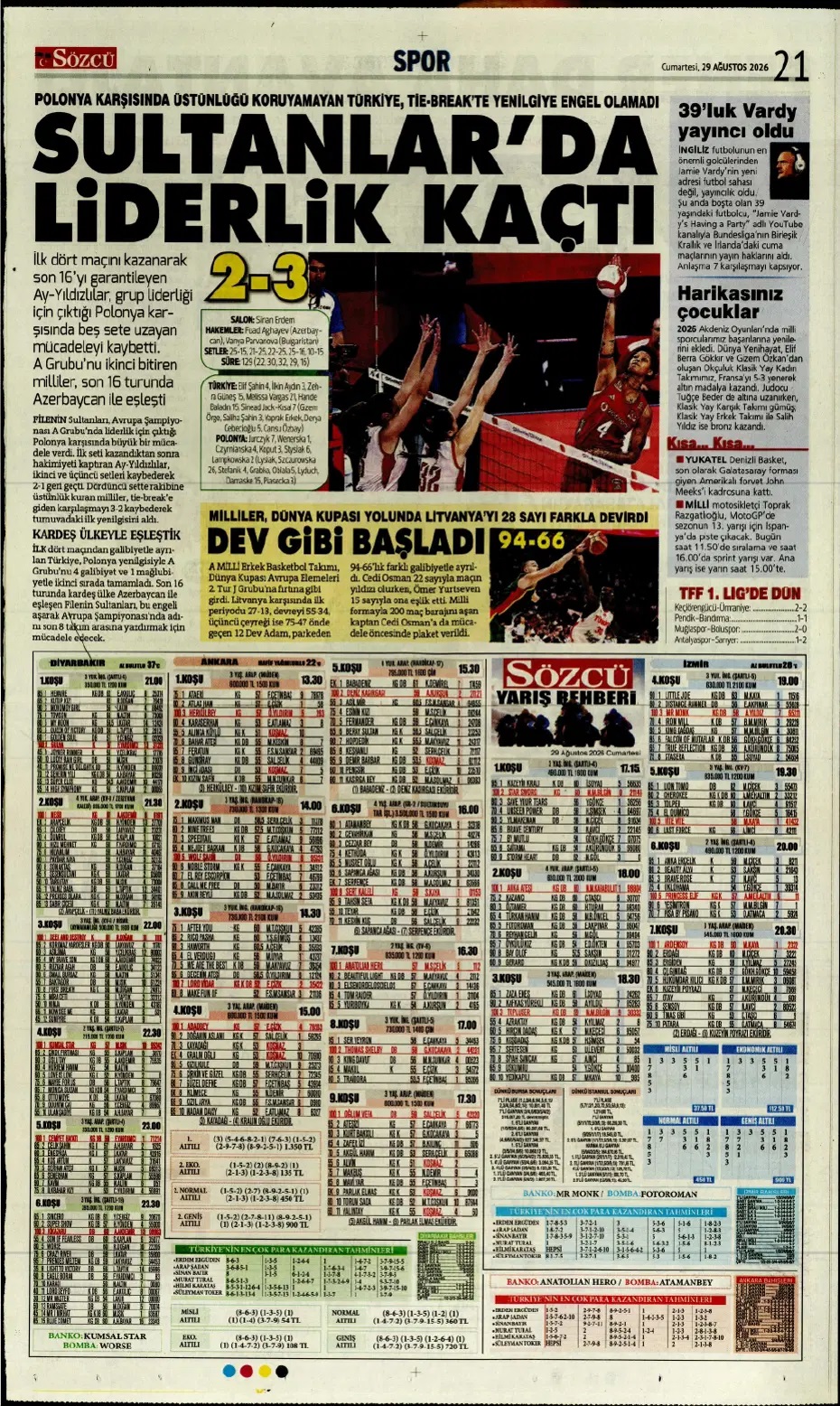 Aslanım Leao! Spor basını bugün ne yazdı? (29 Ağustos) - 3. fotoğraf