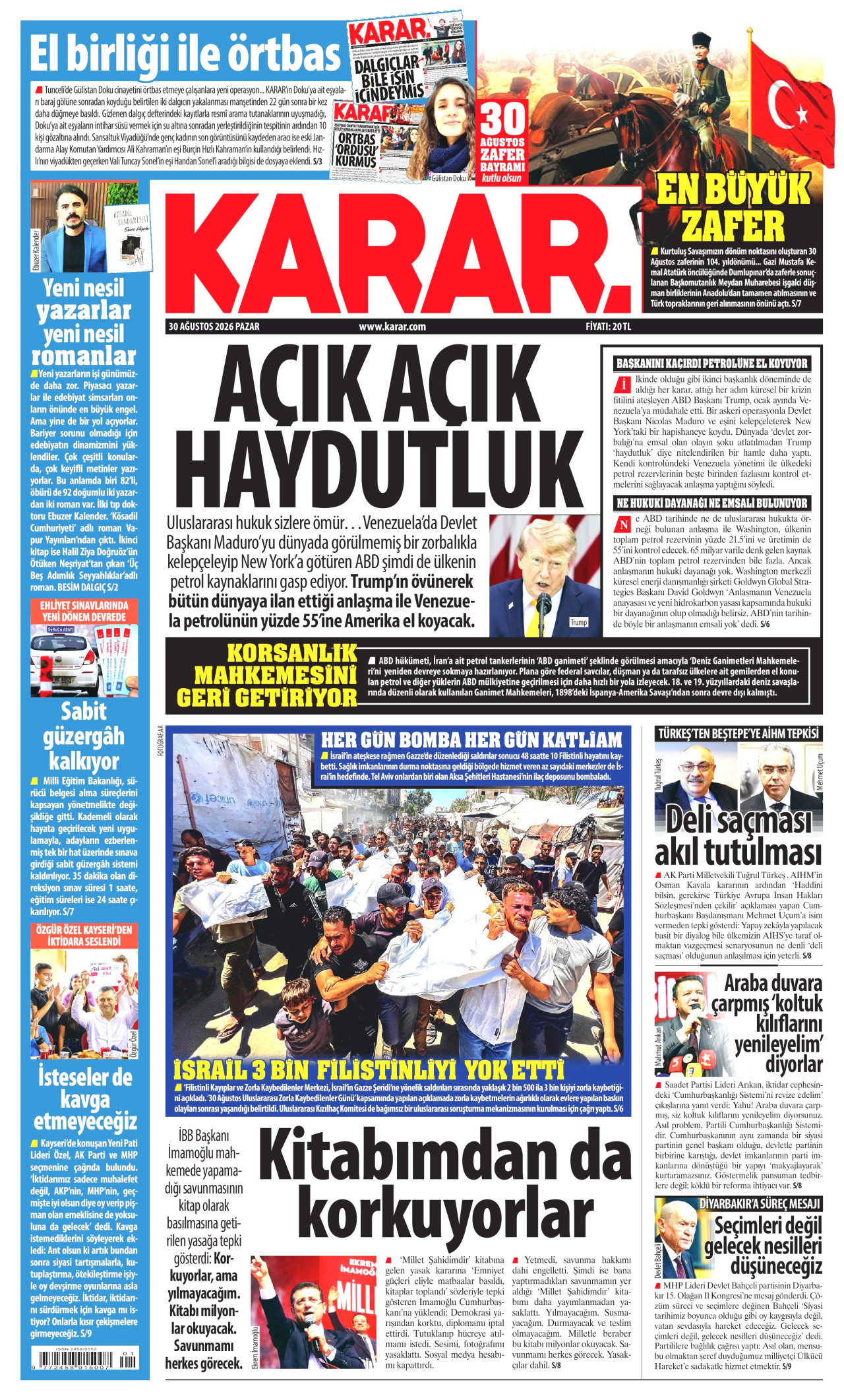 Gazeteler bugün ne yazdı? (30 Ağustos) - 7. fotoğraf