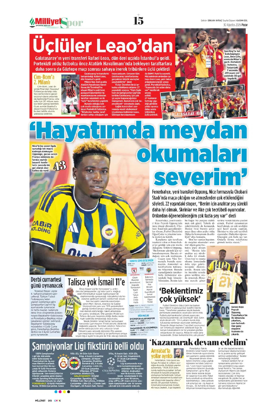 Galatasaray için Villa'yı reddettim | Spor manşetleri - 5. fotoğraf