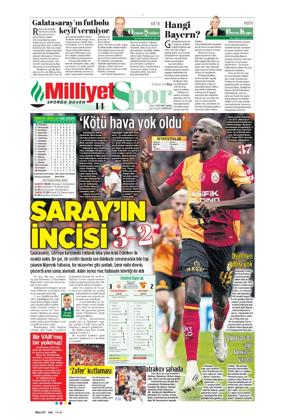 Galatasaray için Villa'yı reddettim | Spor manşetleri - 11. fotoğraf