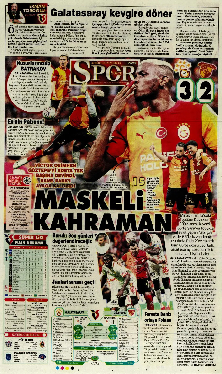 Galatasaray için Villa'yı reddettim | Spor manşetleri - 17. fotoğraf