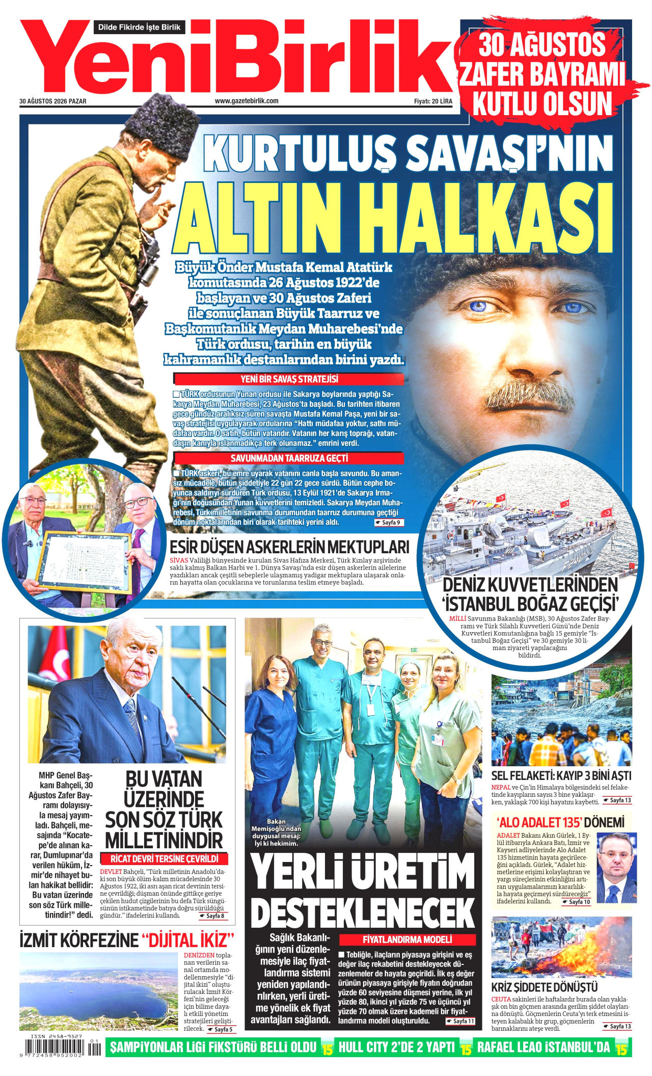 Gazeteler bugün ne yazdı? (30 Ağustos) - 5. fotoğraf