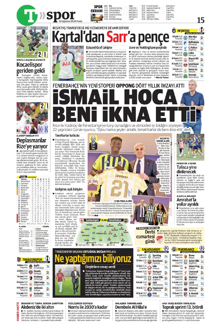 Galatasaray için Villa'yı reddettim | Spor manşetleri - 9. fotoğraf
