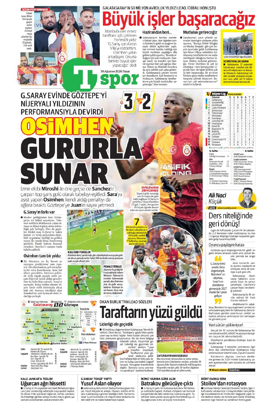 Galatasaray için Villa'yı reddettim | Spor manşetleri - 4. fotoğraf