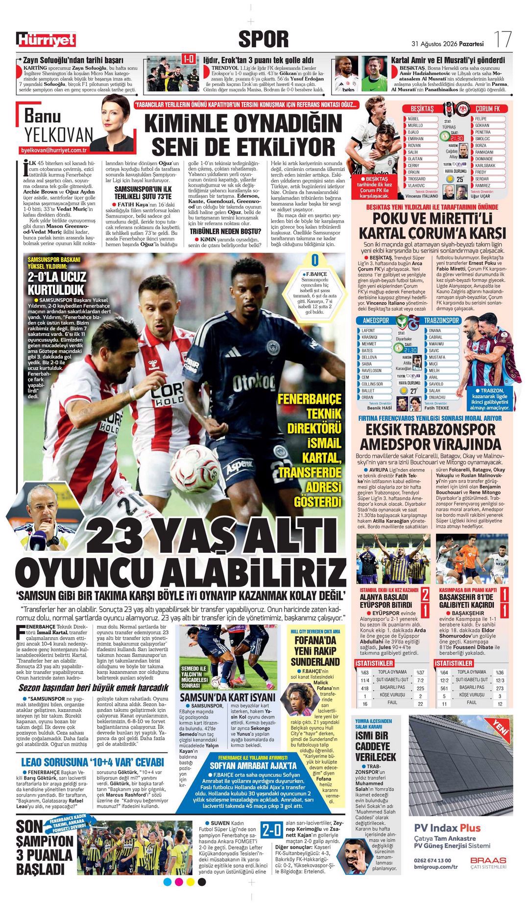 Gözün Aydın Fenerbahçe | Spor manşetleri - 15. fotoğraf