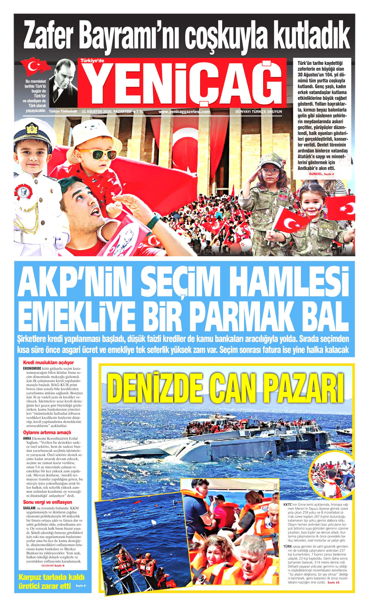 Gazeteler bugün ne yazdı? (31 Ağustos) - 4. fotoğraf