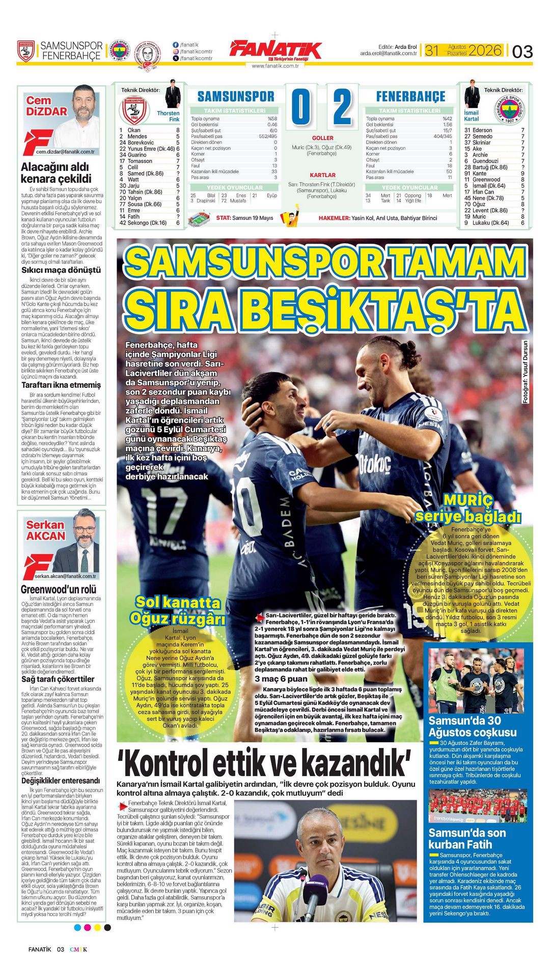 Gözün Aydın Fenerbahçe | Spor manşetleri - 6. fotoğraf