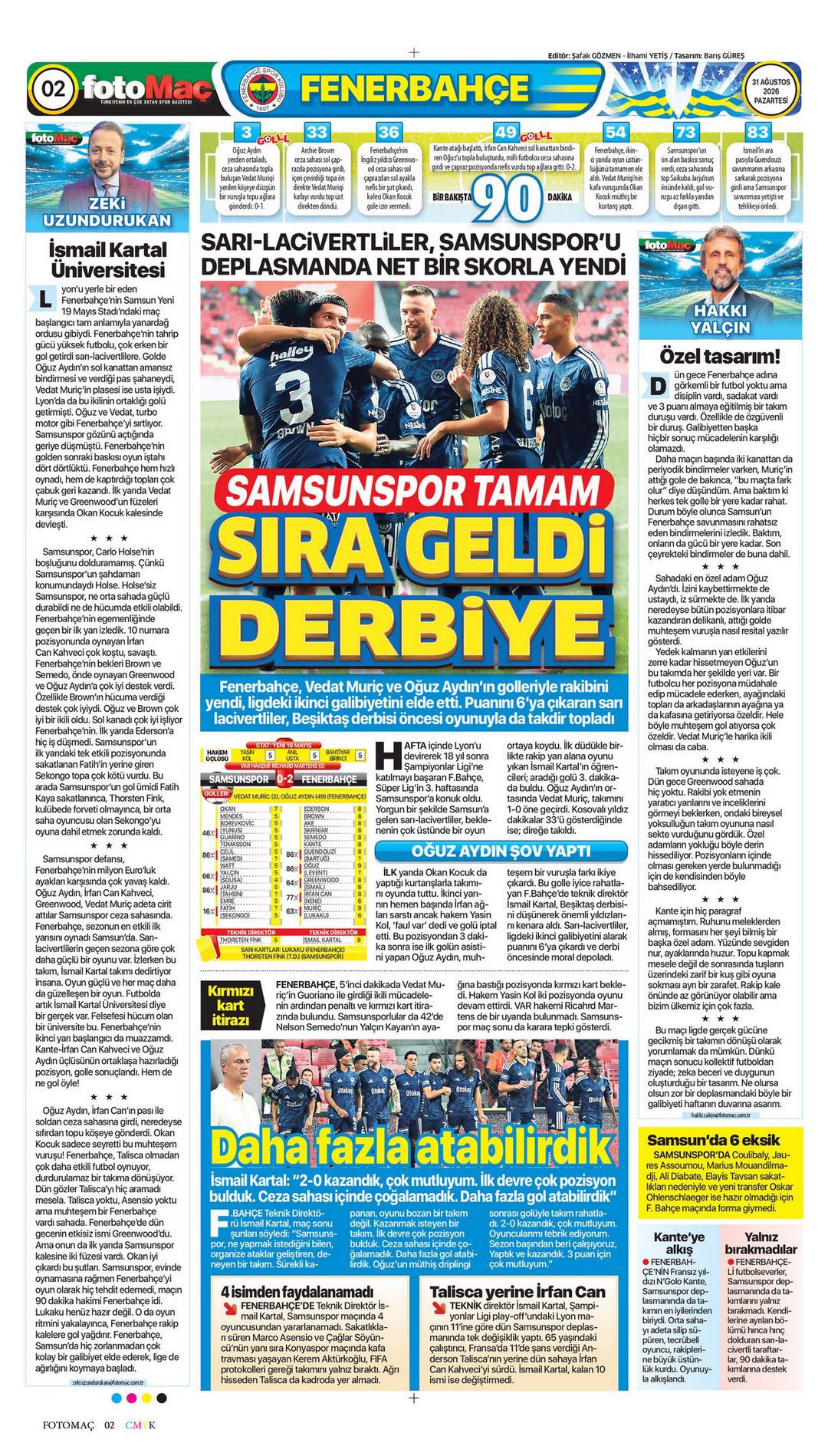 Gözün Aydın Fenerbahçe | Spor manşetleri - 20. fotoğraf