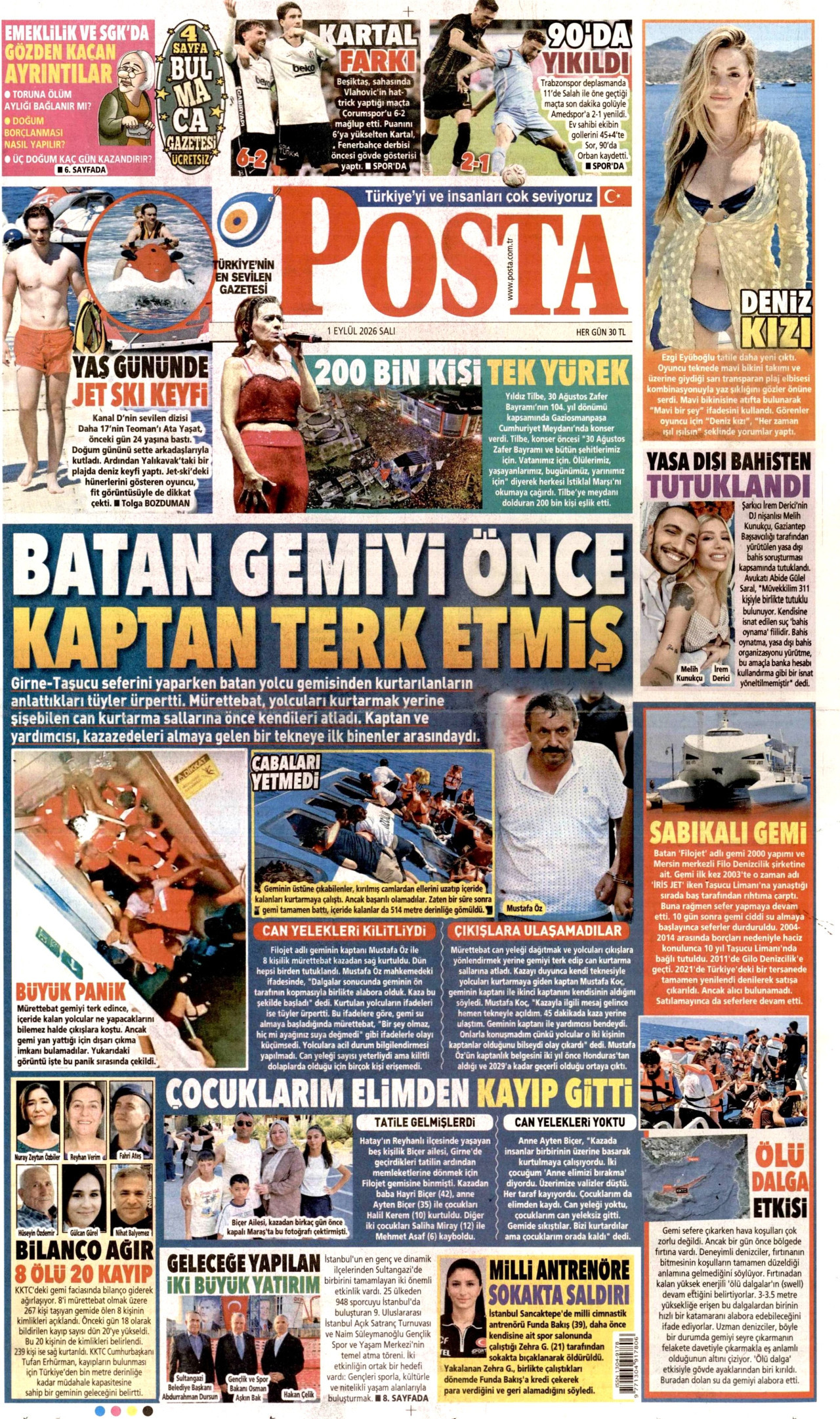 Gazeteler bugün ne yazdı? (1 Eylül) - 11. fotoğraf