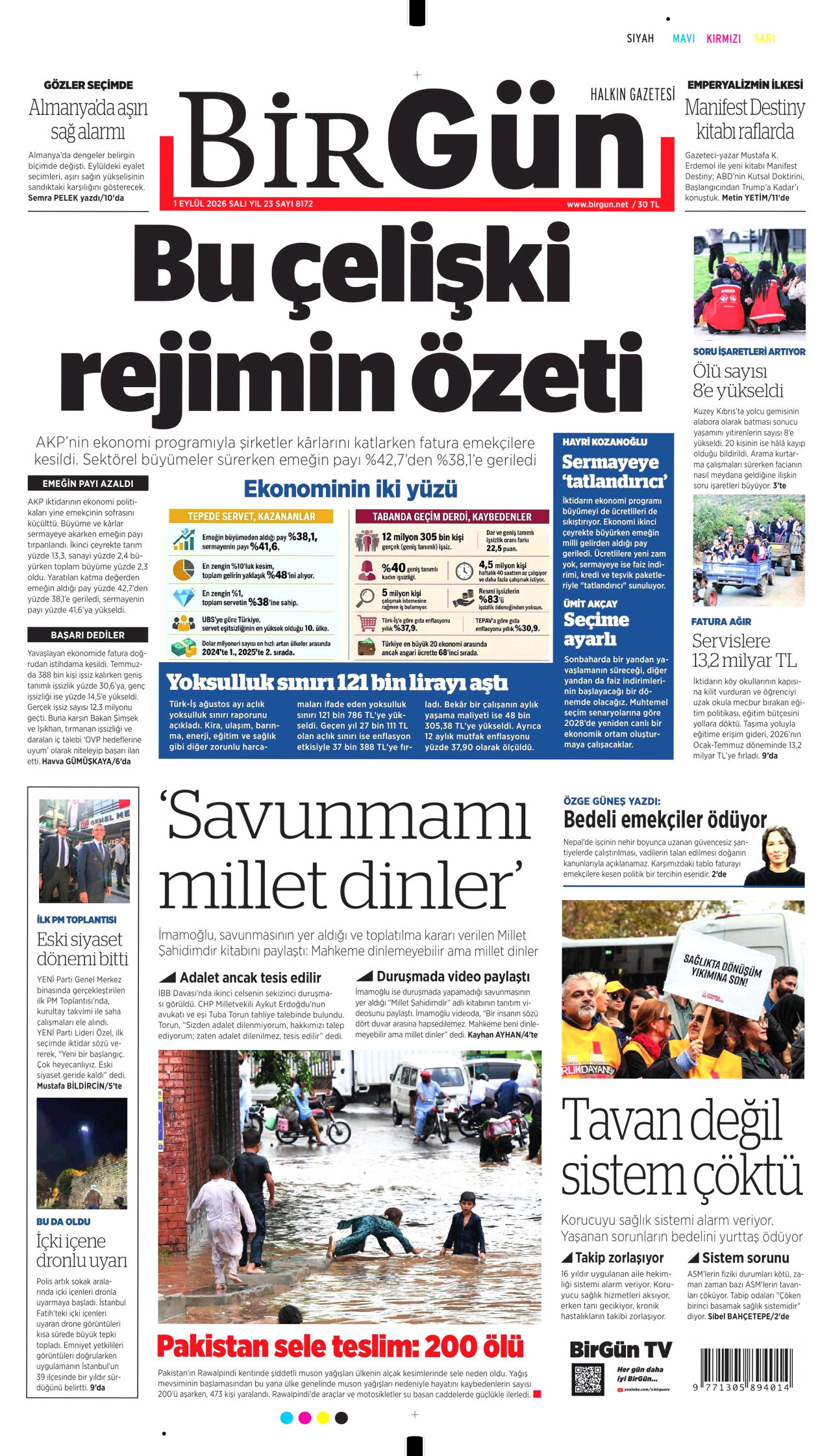 Gazeteler bugün ne yazdı? (1 Eylül) - 1. fotoğraf