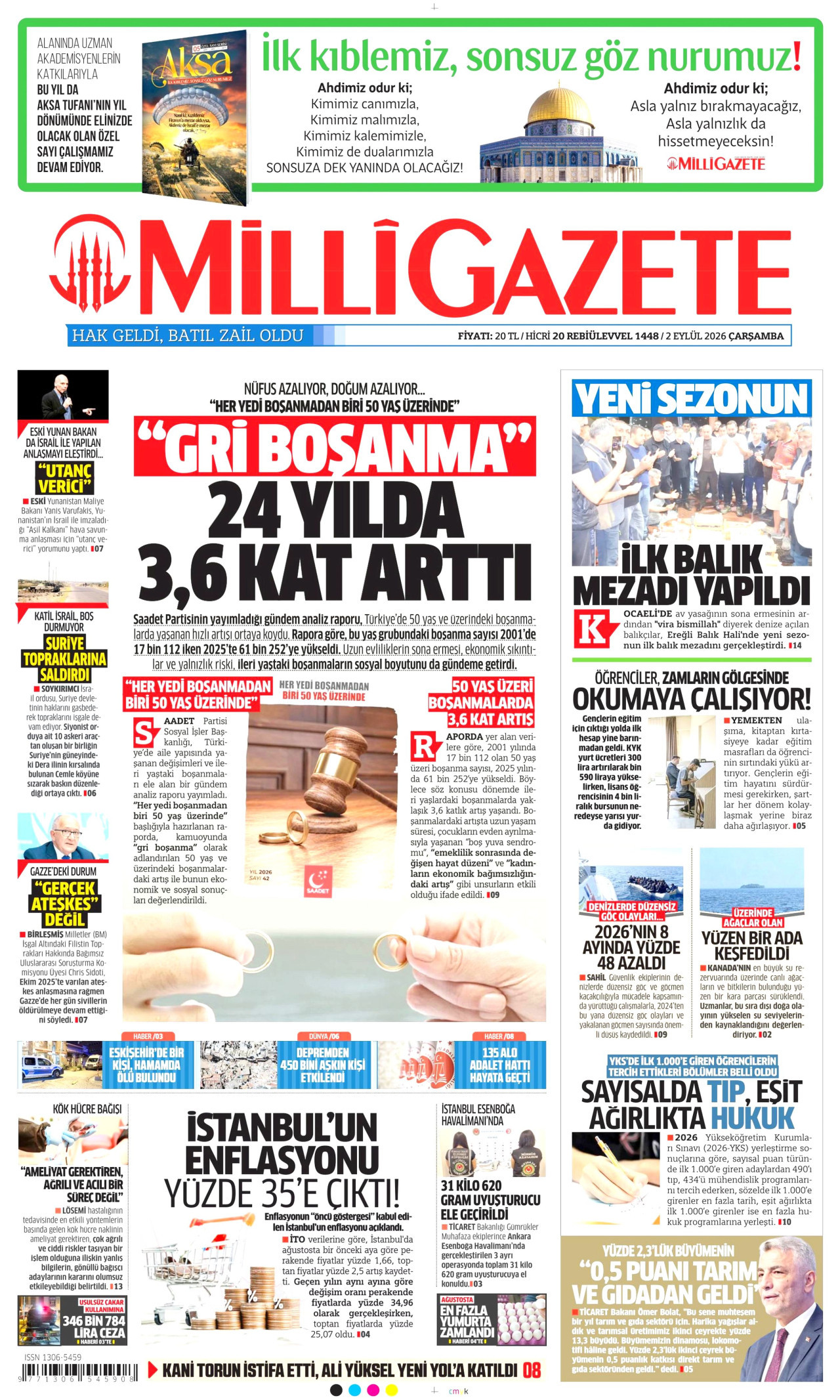 Gazeteler bugün ne yazdı? (2 Eylül) - 4. fotoğraf