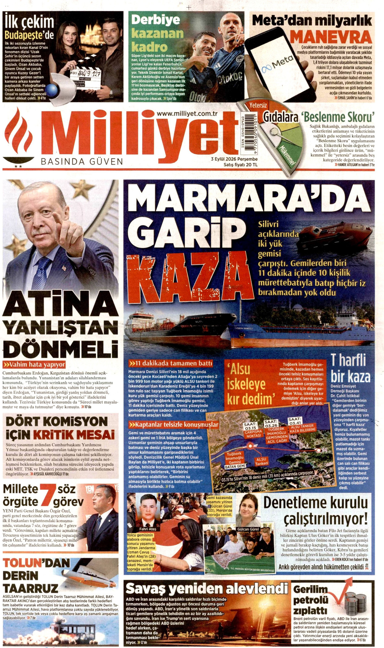Gazeteler bugün ne yazdı? (3 Eylül) - 11. fotoğraf