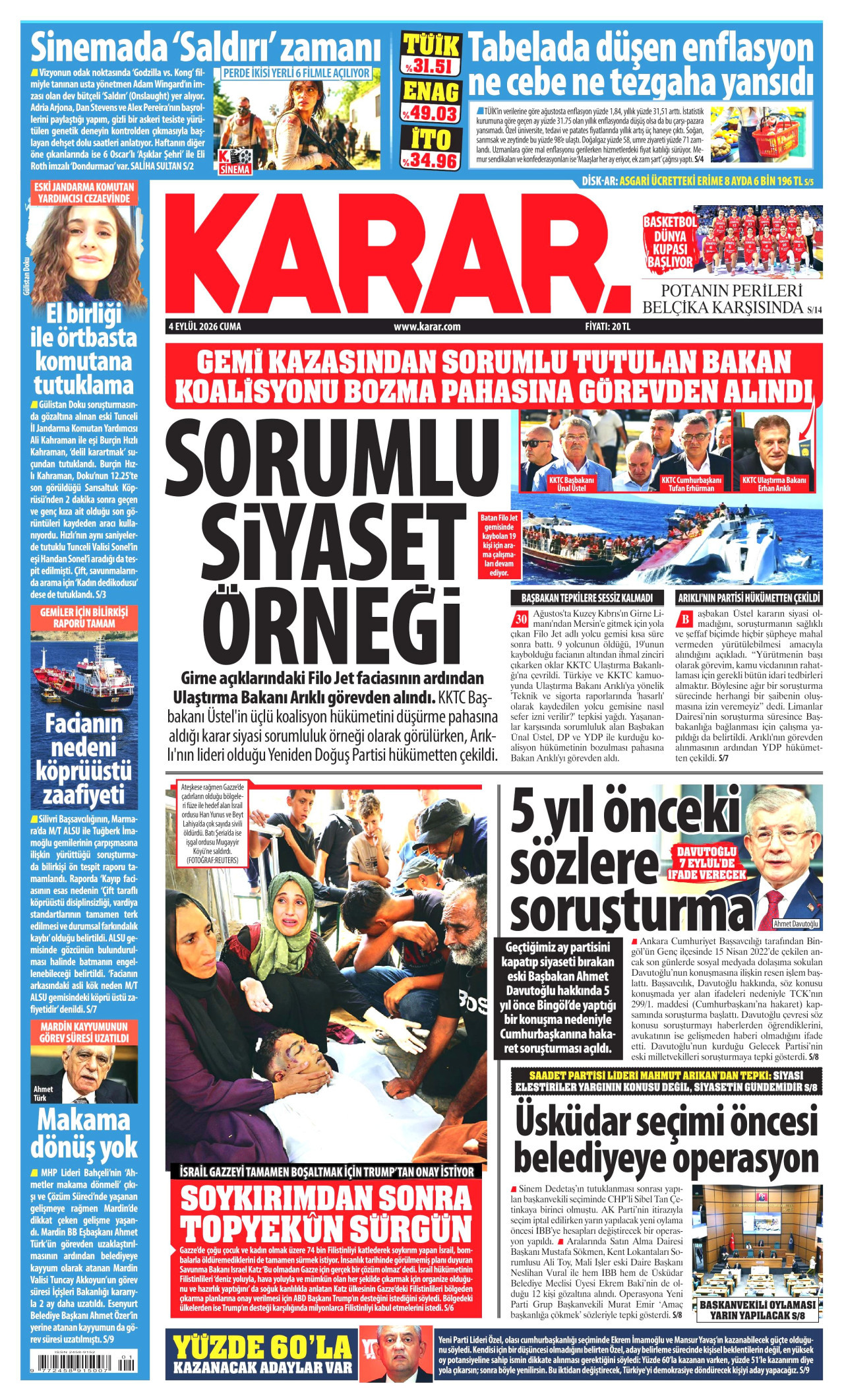 Gazeteler bugün ne yazdı? (4 Eylül) - 6. fotoğraf