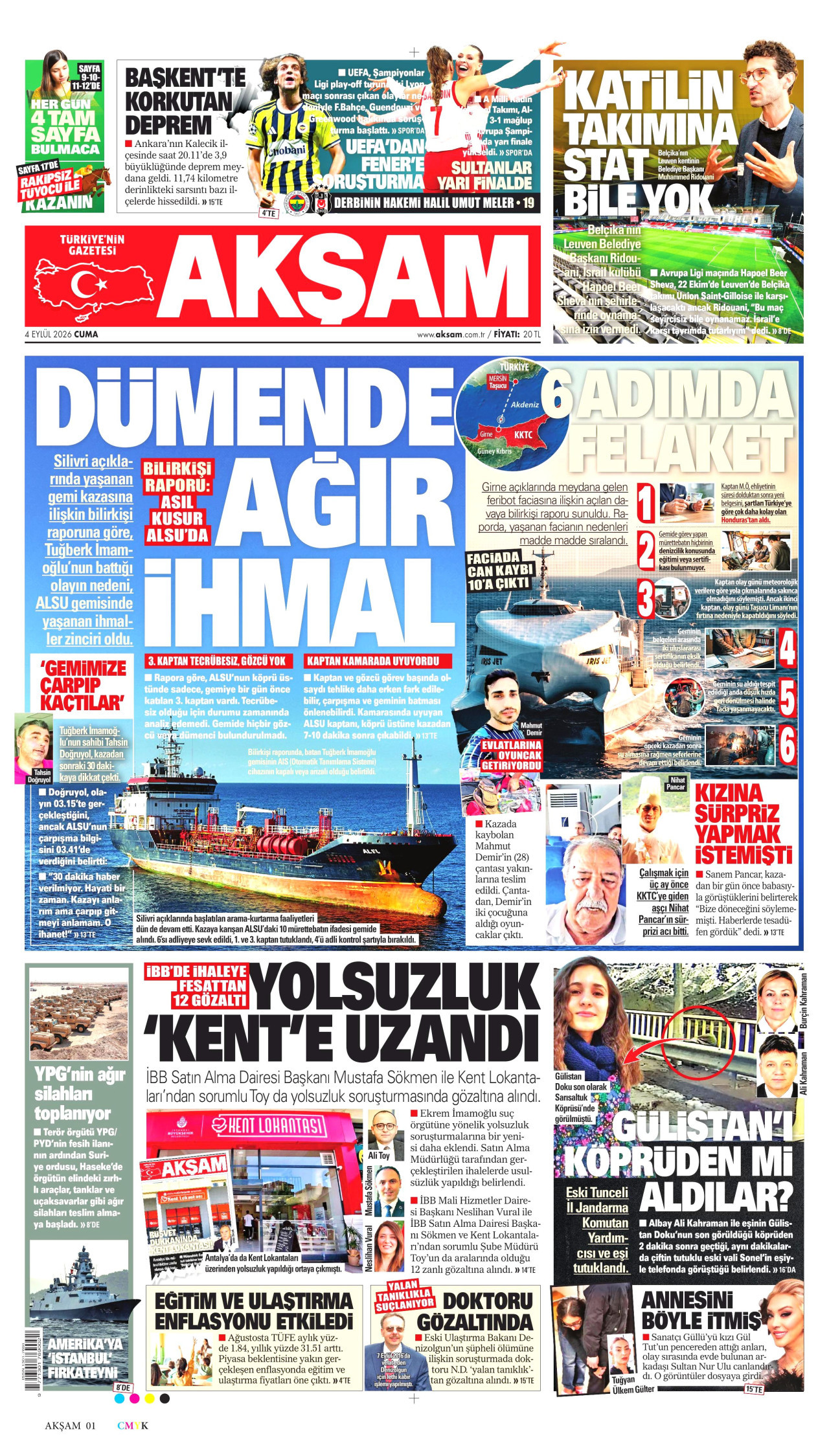Gazeteler bugün ne yazdı? (4 Eylül) - 7. fotoğraf