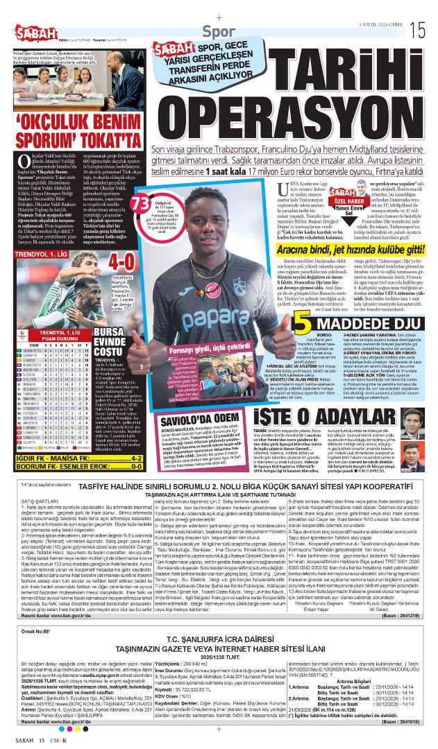 Kraldı ortada kaldı | Spor manşetleri - 3. fotoğraf