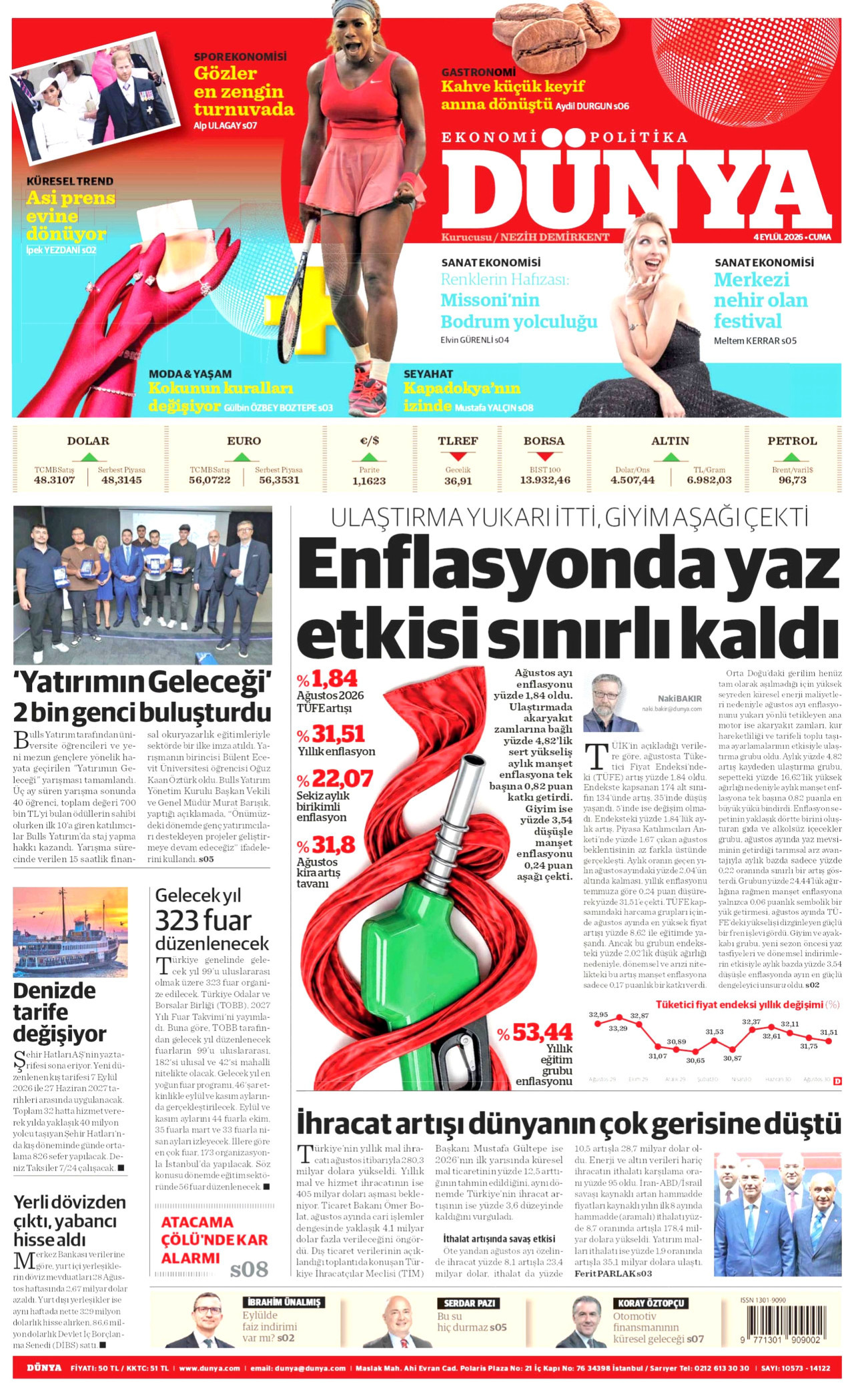 Gazeteler bugün ne yazdı? (4 Eylül) - 1. fotoğraf