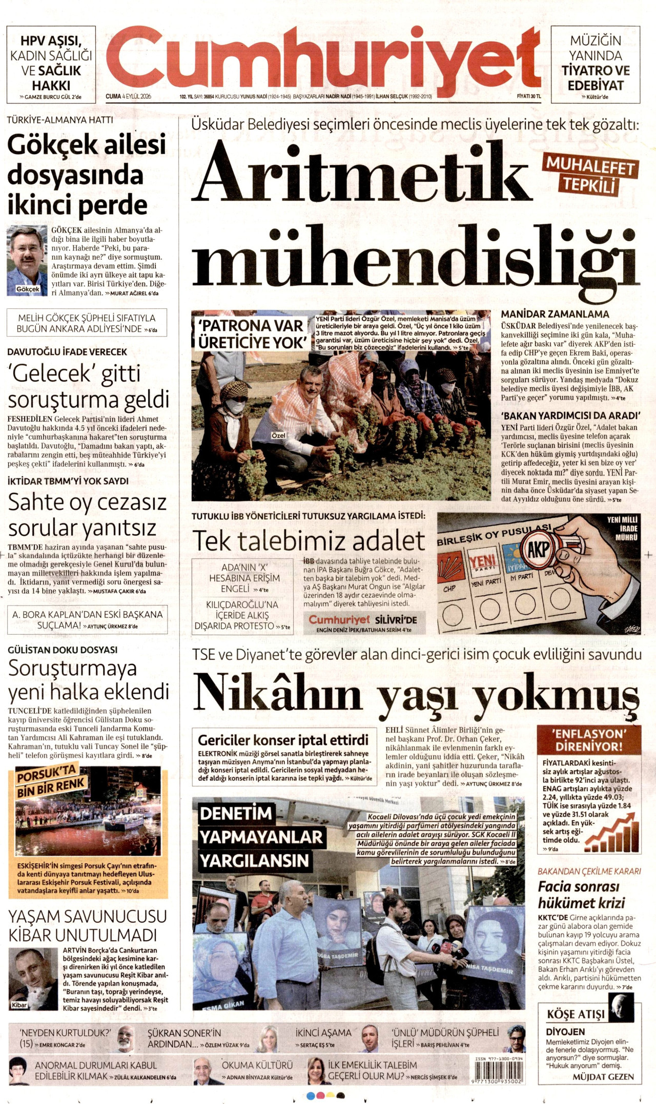 Gazeteler bugün ne yazdı? (4 Eylül) - 4. fotoğraf