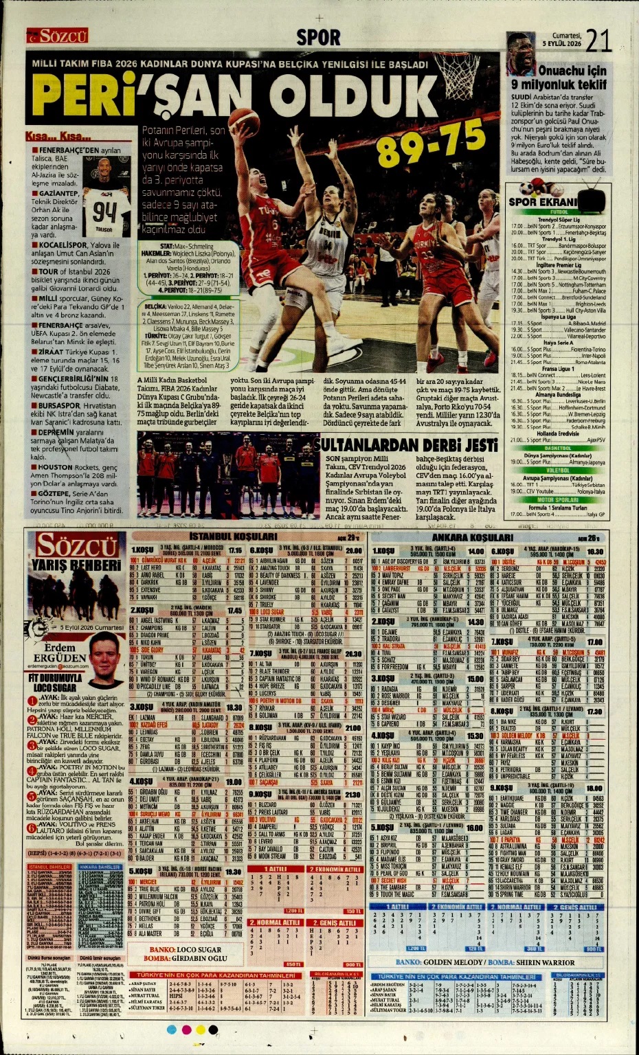 Bu derbi çok renkli! Spor basını bugün ne yazdı? (5 Eylül) - 2. fotoğraf