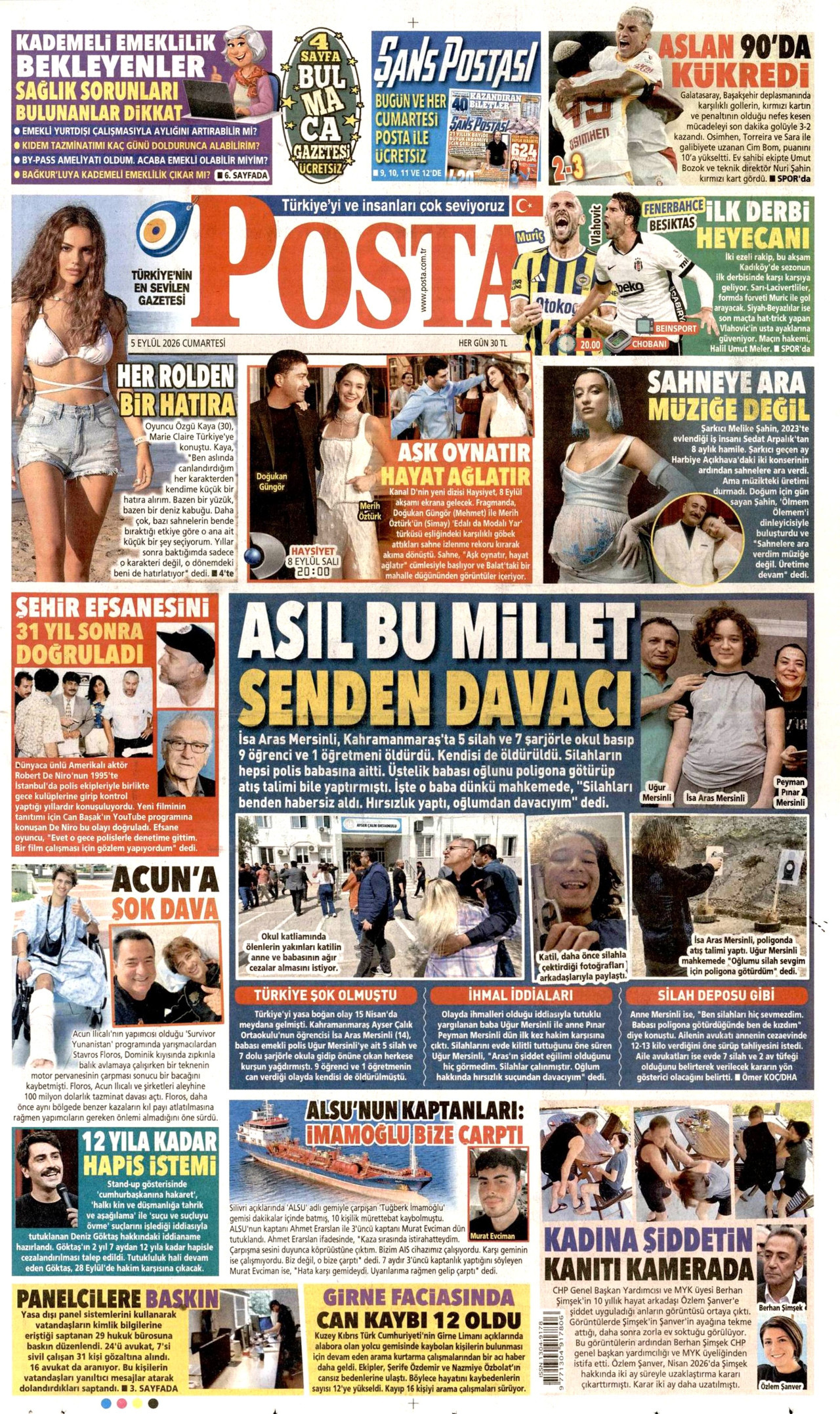 Gazeteler bugün ne yazdı? (5 Eylül) - 8. fotoğraf