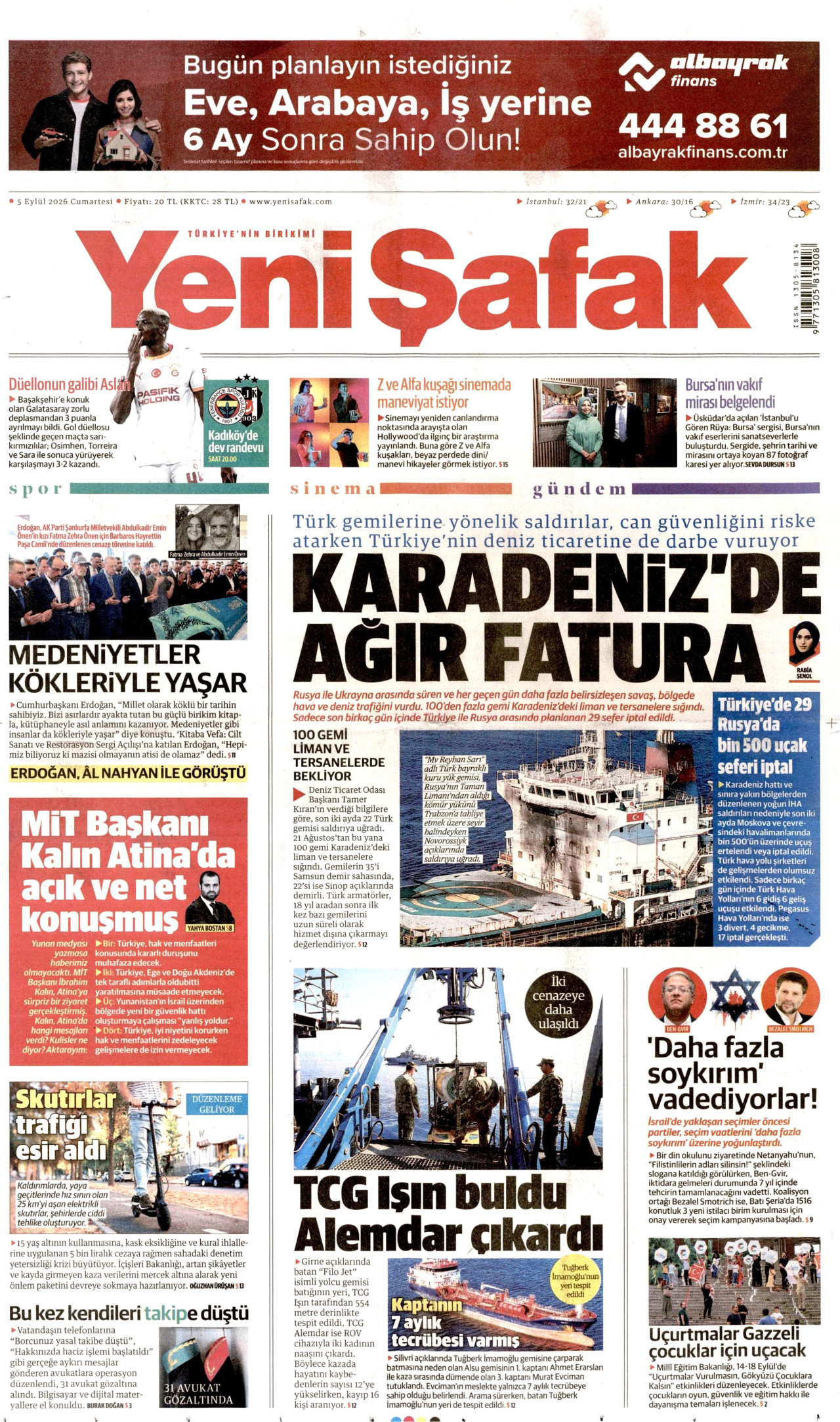 Gazeteler bugün ne yazdı? (5 Eylül) - 11. fotoğraf