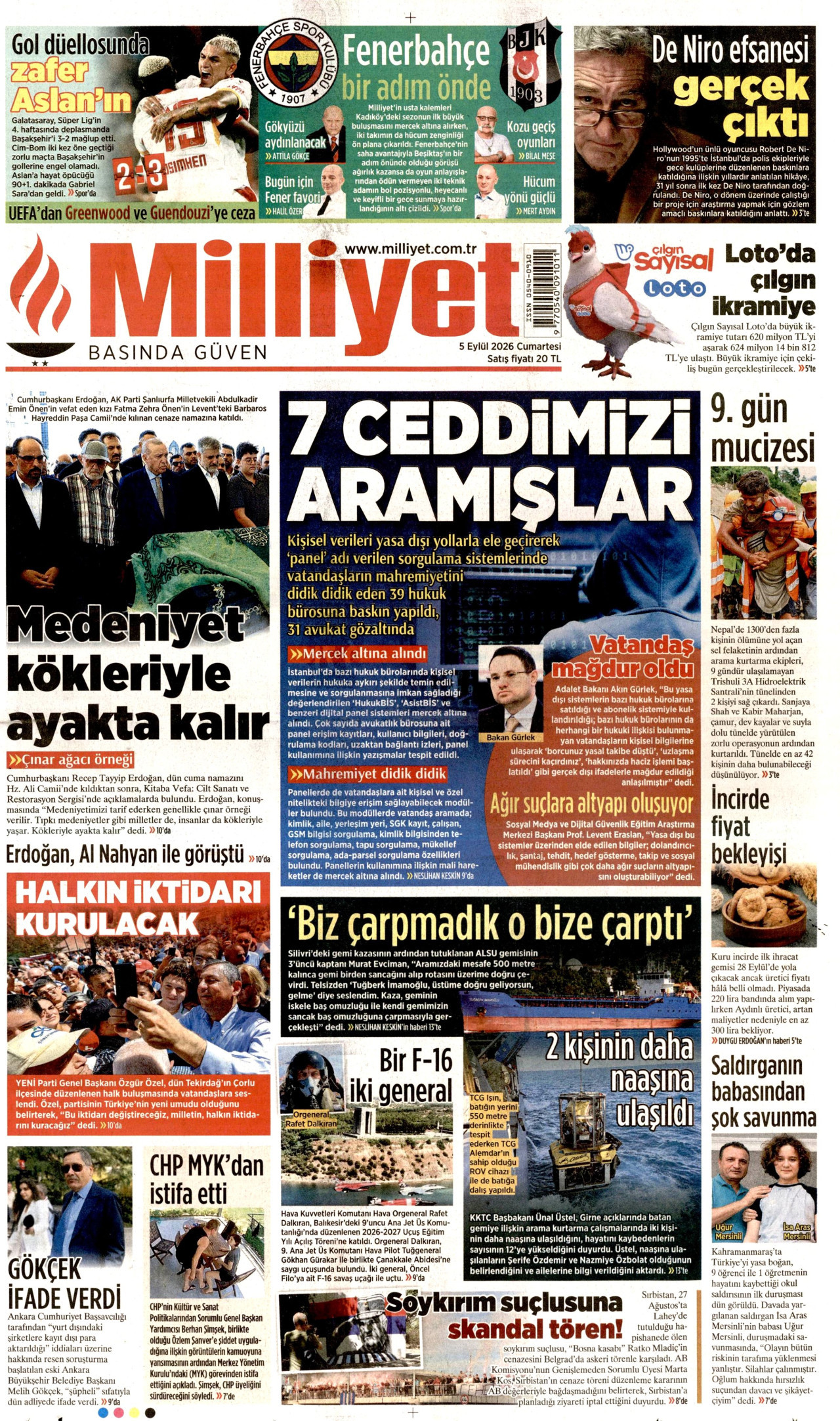 Gazeteler bugün ne yazdı? (5 Eylül) - 5. fotoğraf
