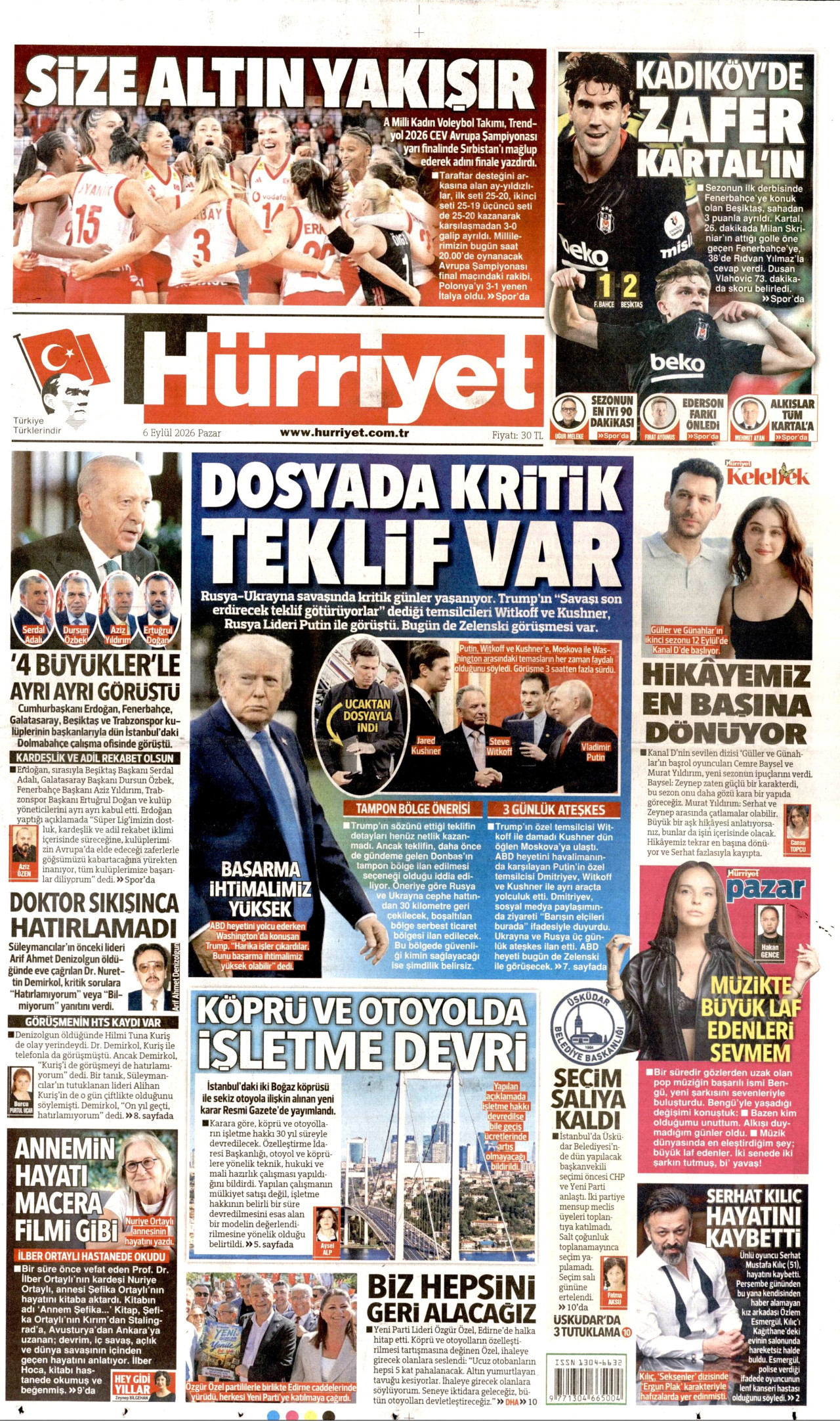 Gazeteler bugün ne yazdı? (6 Eylül) - 4. fotoğraf