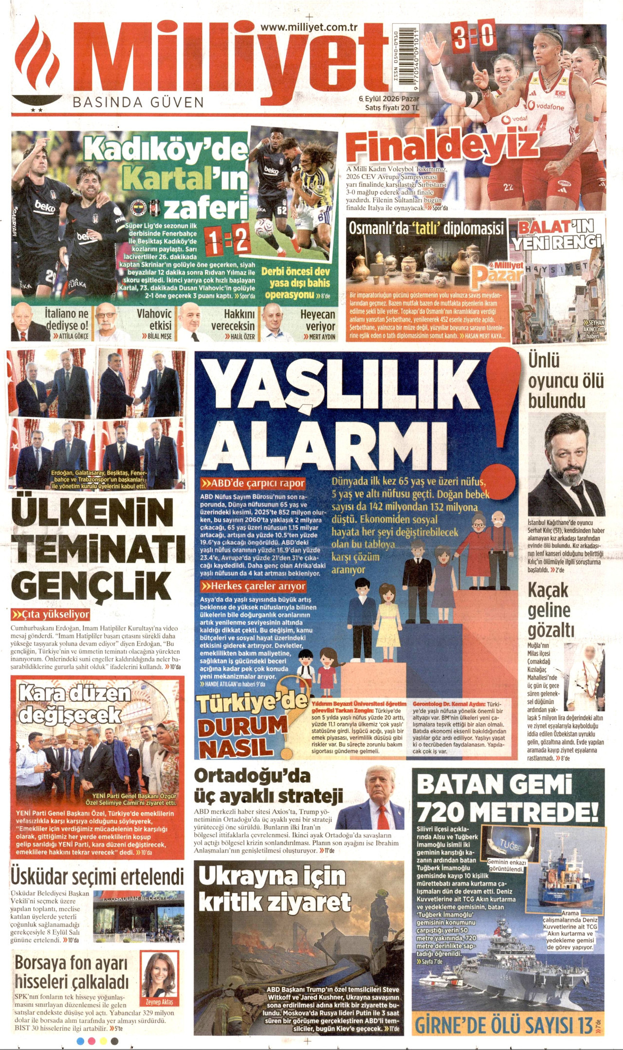 Gazeteler bugün ne yazdı? (6 Eylül) - 8. fotoğraf