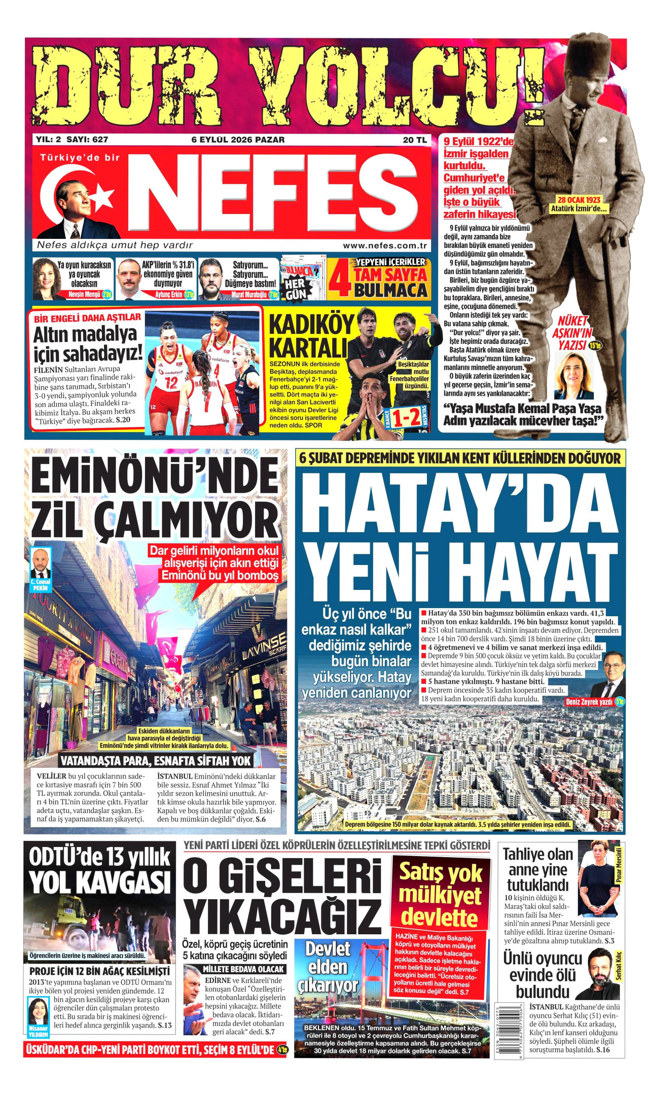 Gazeteler bugün ne yazdı? (6 Eylül) - 13. fotoğraf