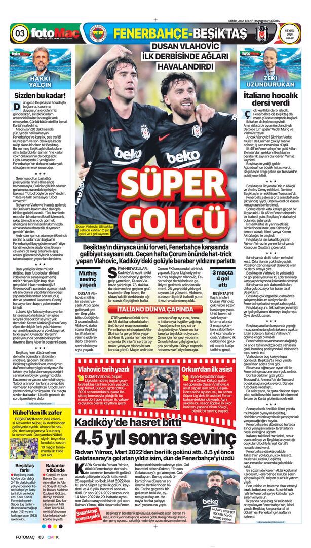 Kartal pençesi | Spor manşetleri - 17. fotoğraf