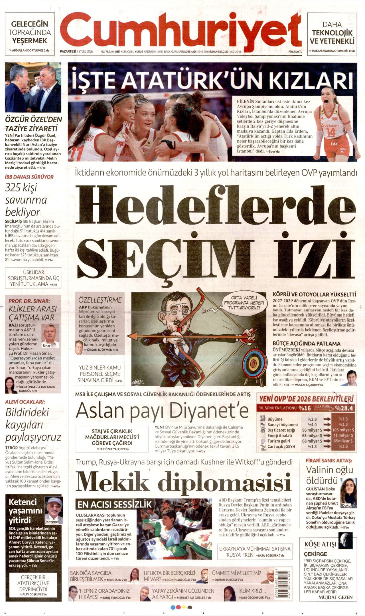 Gazeteler bugün ne yazdı? (7 Eylül) - 2. fotoğraf