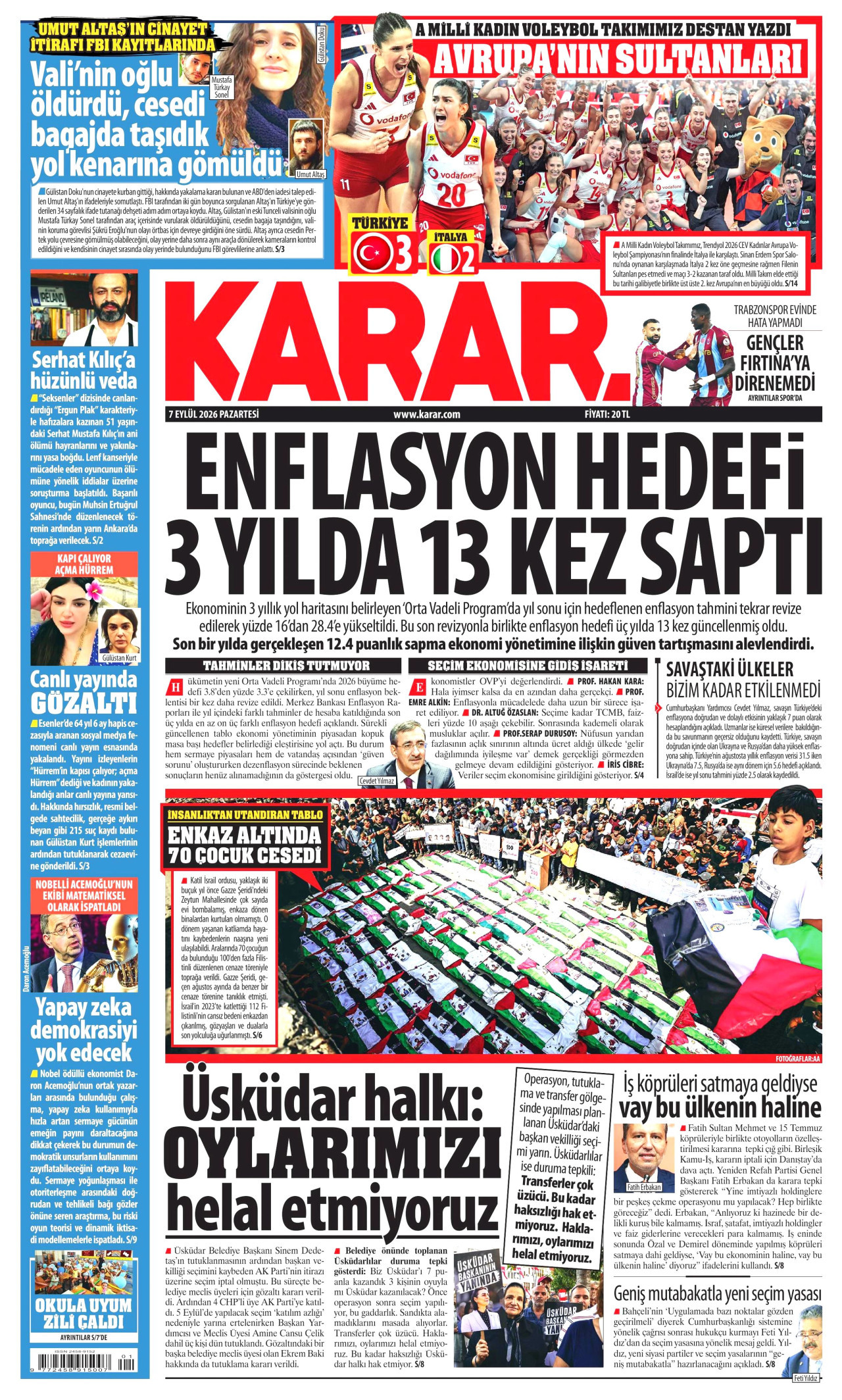 Gazeteler bugün ne yazdı? (7 Eylül) - 5. fotoğraf