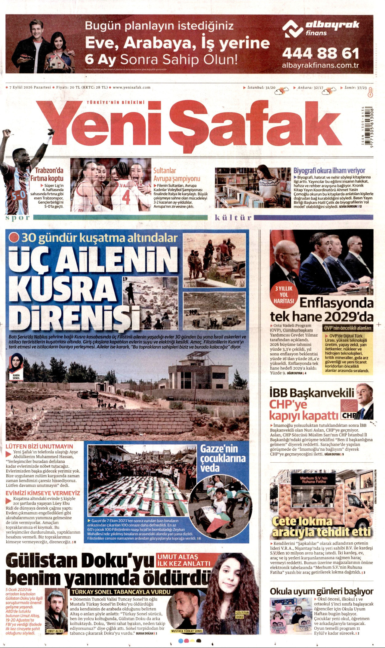 Gazeteler bugün ne yazdı? (7 Eylül) - 4. fotoğraf