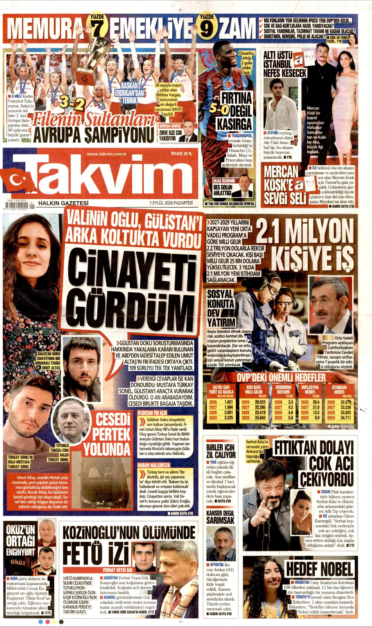 Gazeteler bugün ne yazdı? (7 Eylül) - 10. fotoğraf