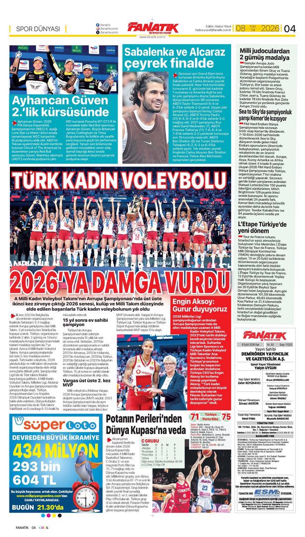 2026'ya damga vurduk | Spor manşetleri  - 1. fotoğraf