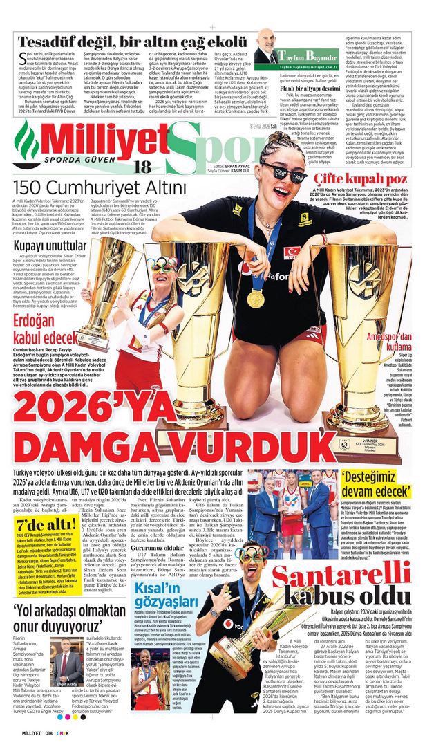 2026'ya damga vurduk | Spor manşetleri  - 2. fotoğraf