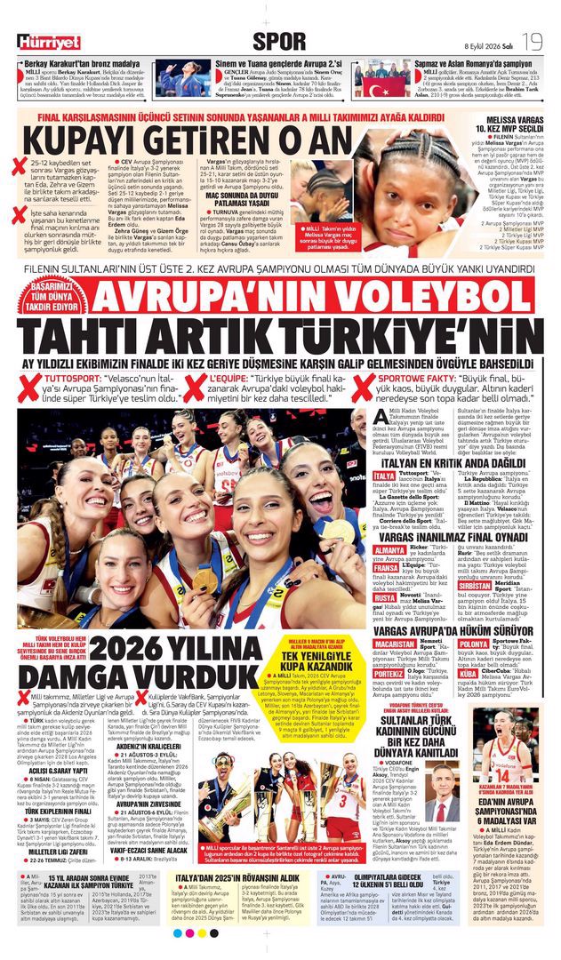 2026'ya damga vurduk | Spor manşetleri  - 5. fotoğraf