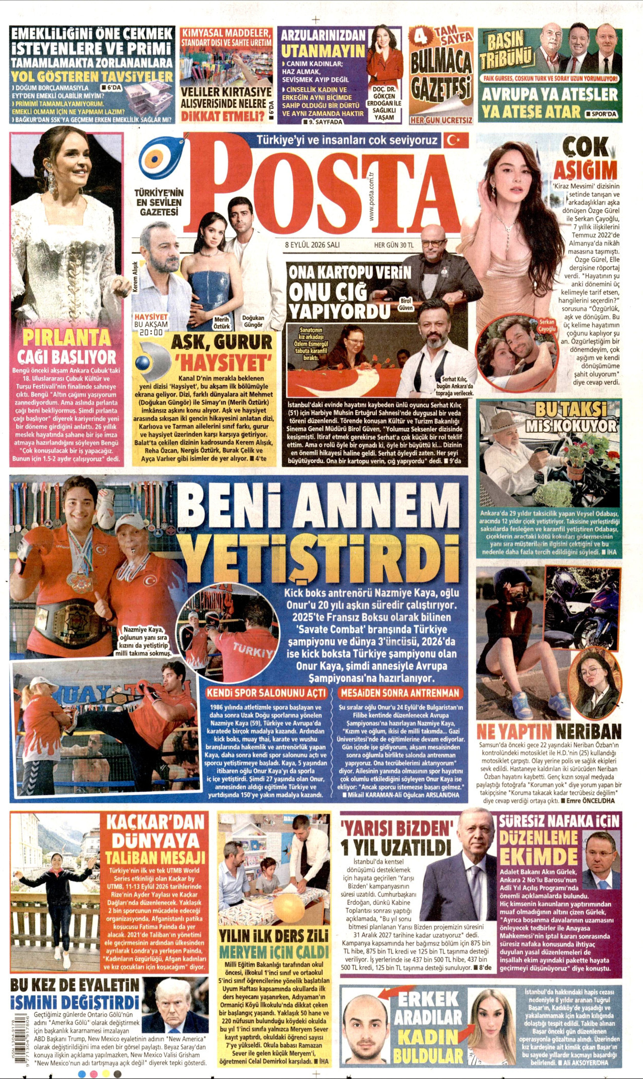 Gazeteler bugün ne yazdı? (8 Eylül) - 11. fotoğraf