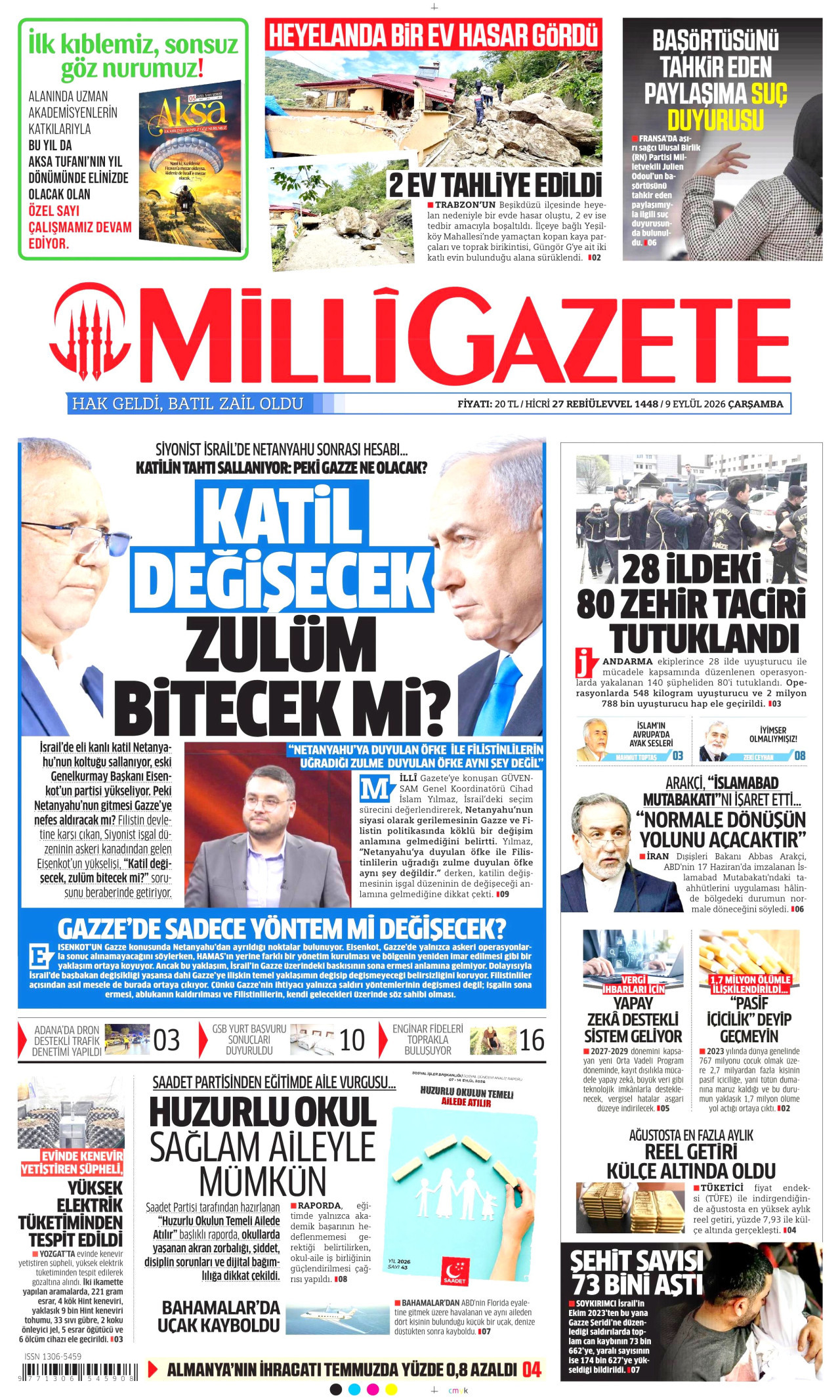 Gazeteler bugün ne yazdı? (9 Eylül) - 4. fotoğraf
