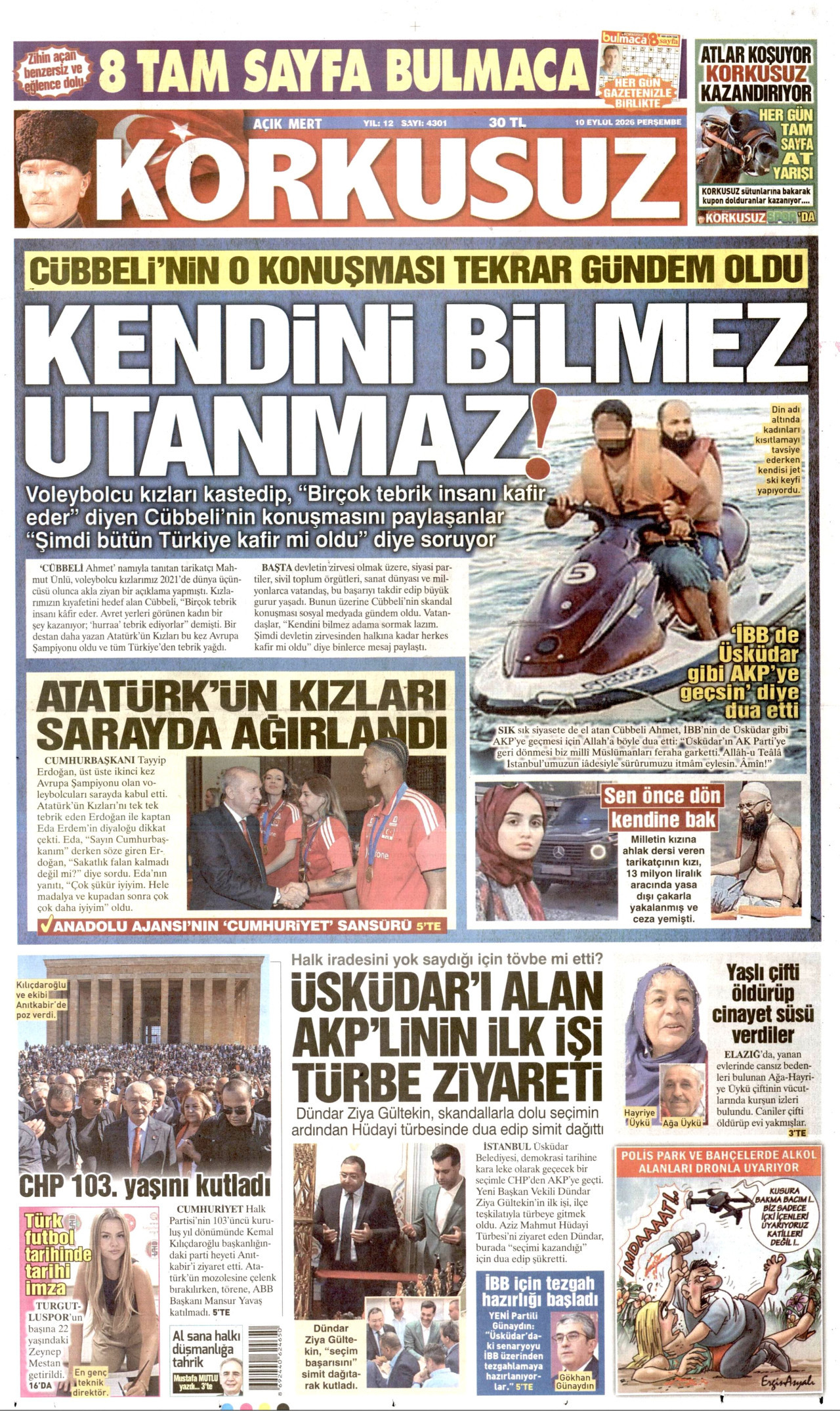 Gazeteler bugün ne yazdı? (10 Eylül) - 13. fotoğraf