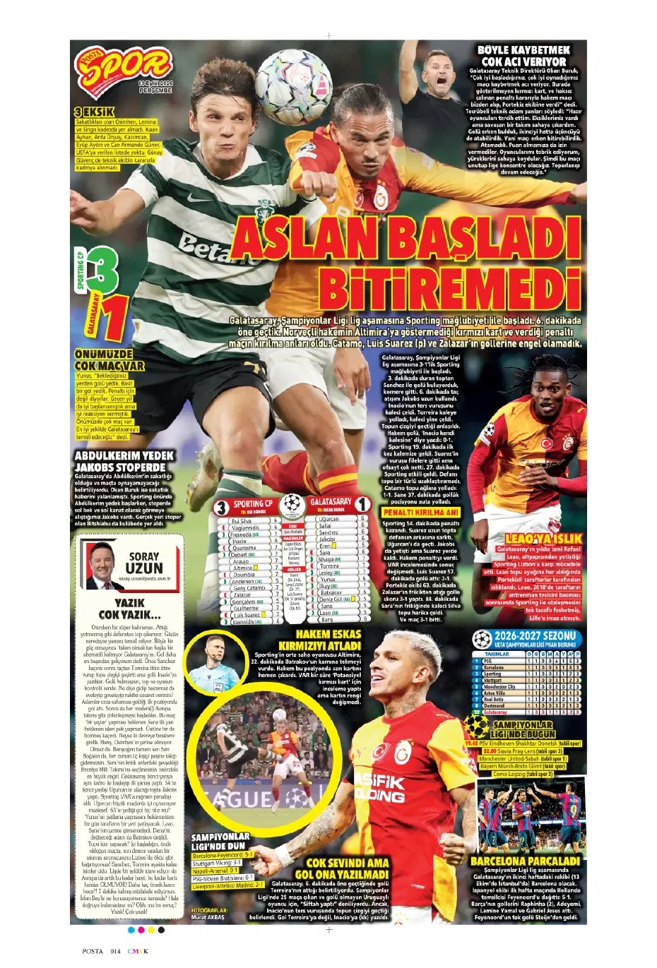 Kadıköy'de ROMAntik gece! Spor basını bugün ne yazdı? (10 Eylül) - 11. fotoğraf