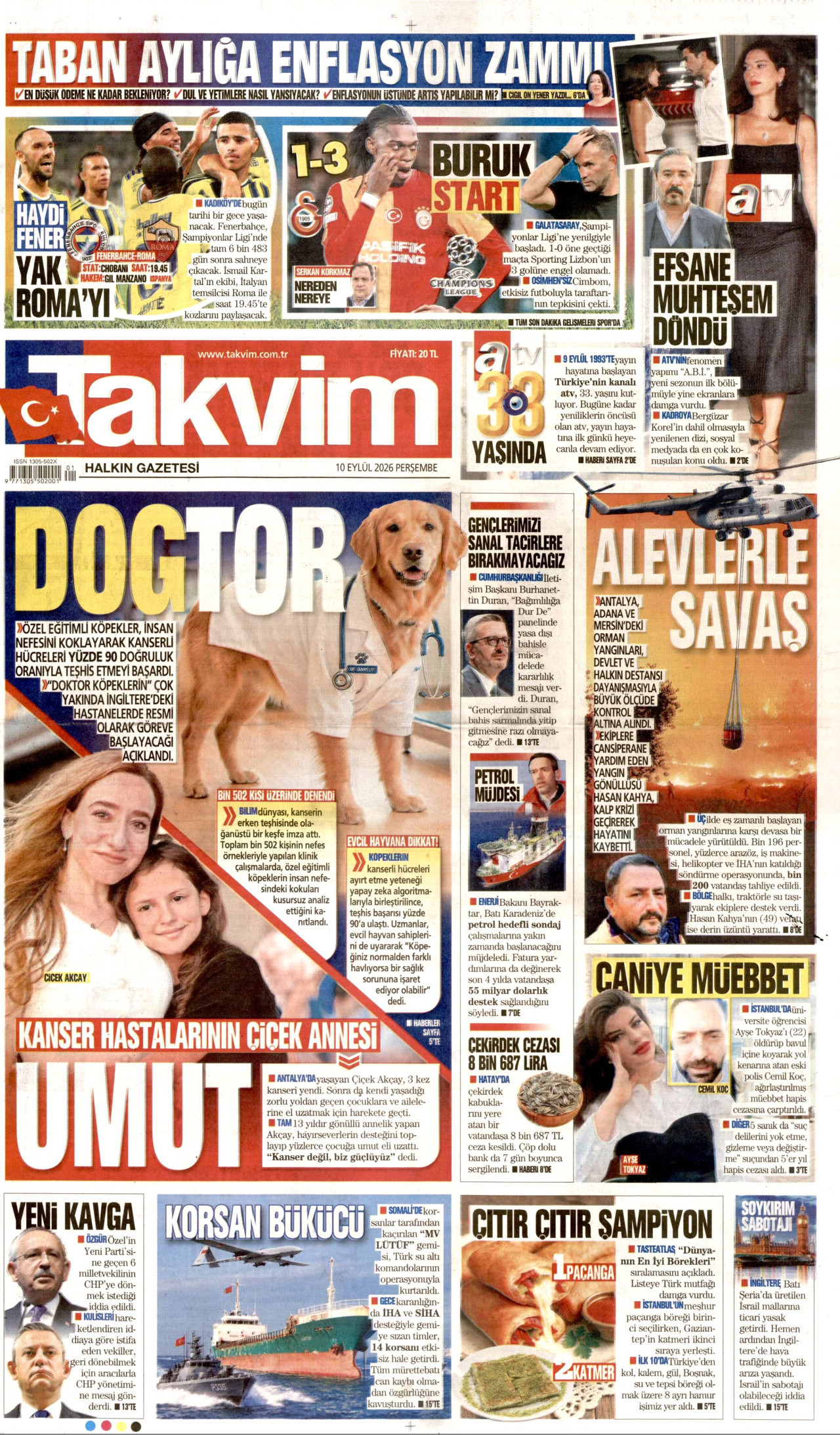 Gazeteler bugün ne yazdı? (10 Eylül) - 5. fotoğraf