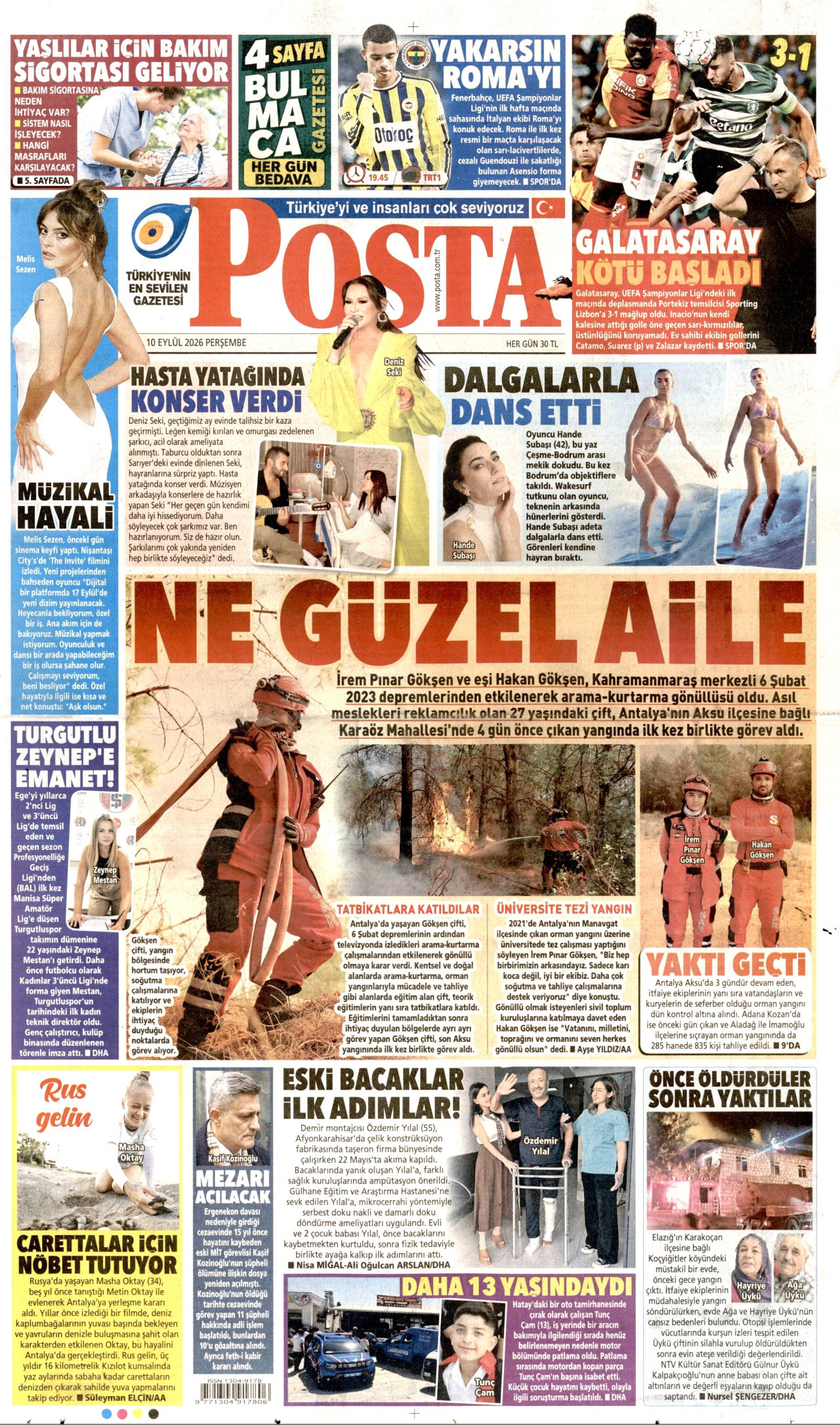 Gazeteler bugün ne yazdı? (10 Eylül) - 12. fotoğraf