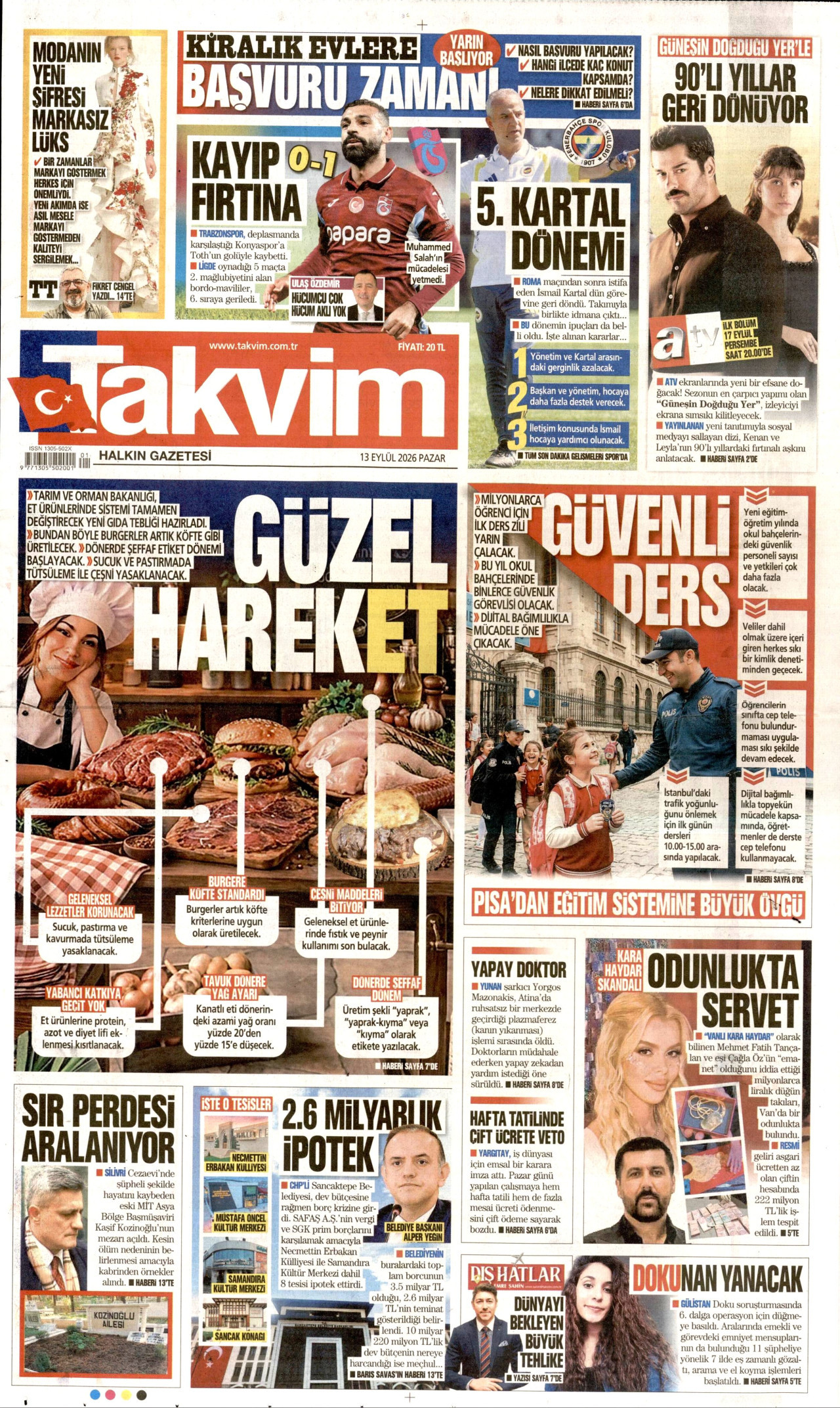 Gazeteler bugün ne yazdı? (13 Eylül) - 3. fotoğraf