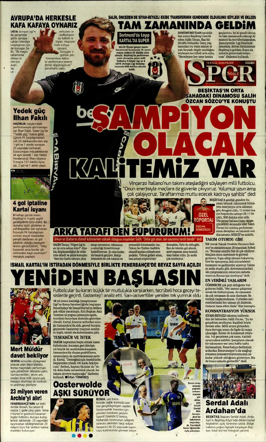 Ne oldu sana ne oldu böyle | Spor manşetleri - 19. fotoğraf