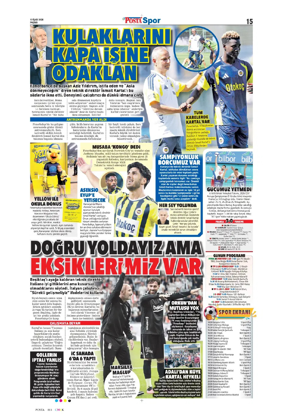 Ne oldu sana ne oldu böyle | Spor manşetleri - 12. fotoğraf