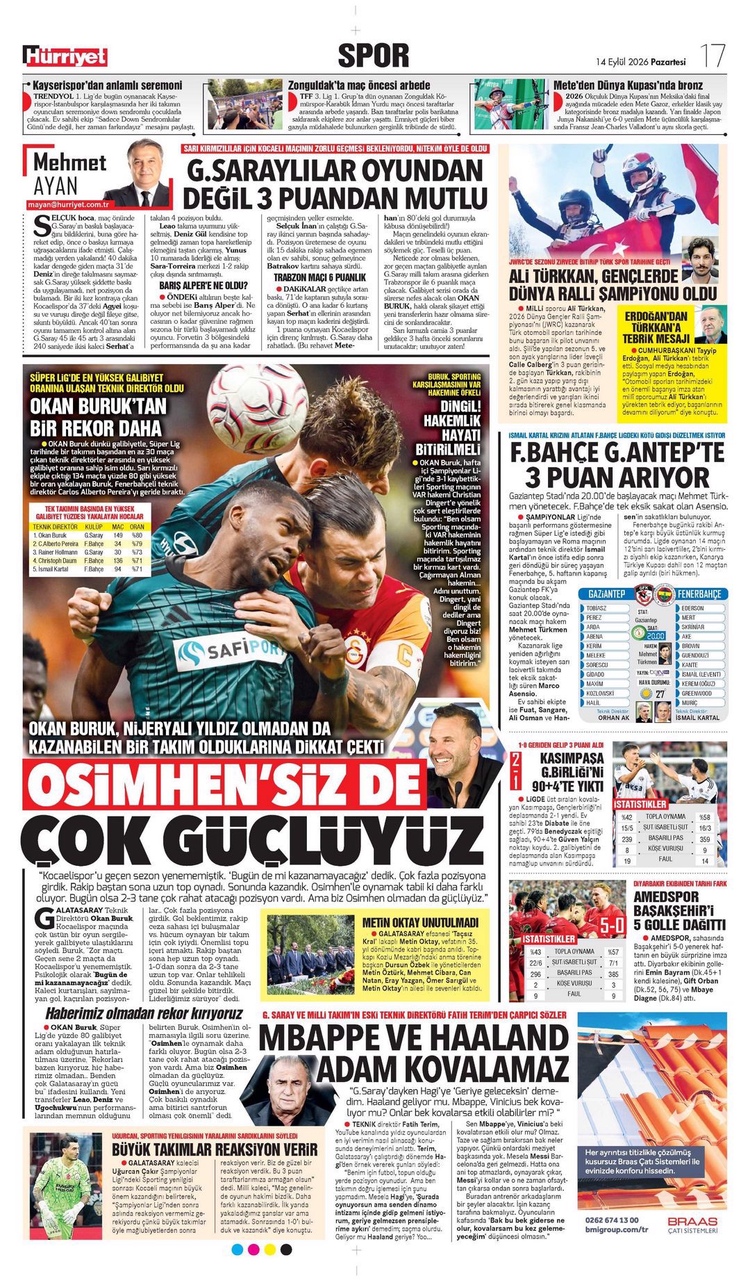 Duvarı füzeyle yıktı | Spor manşetleri - 20. fotoğraf