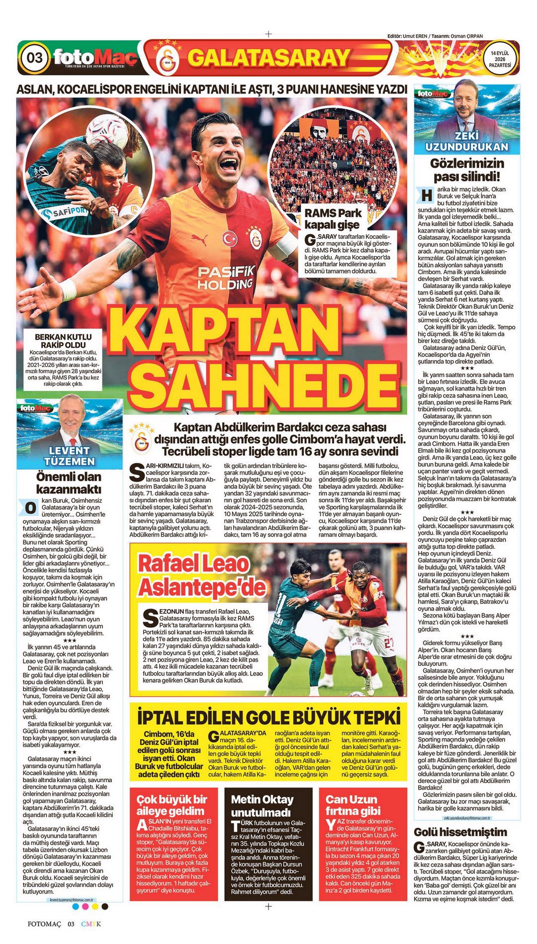 Duvarı füzeyle yıktı | Spor manşetleri - 21. fotoğraf