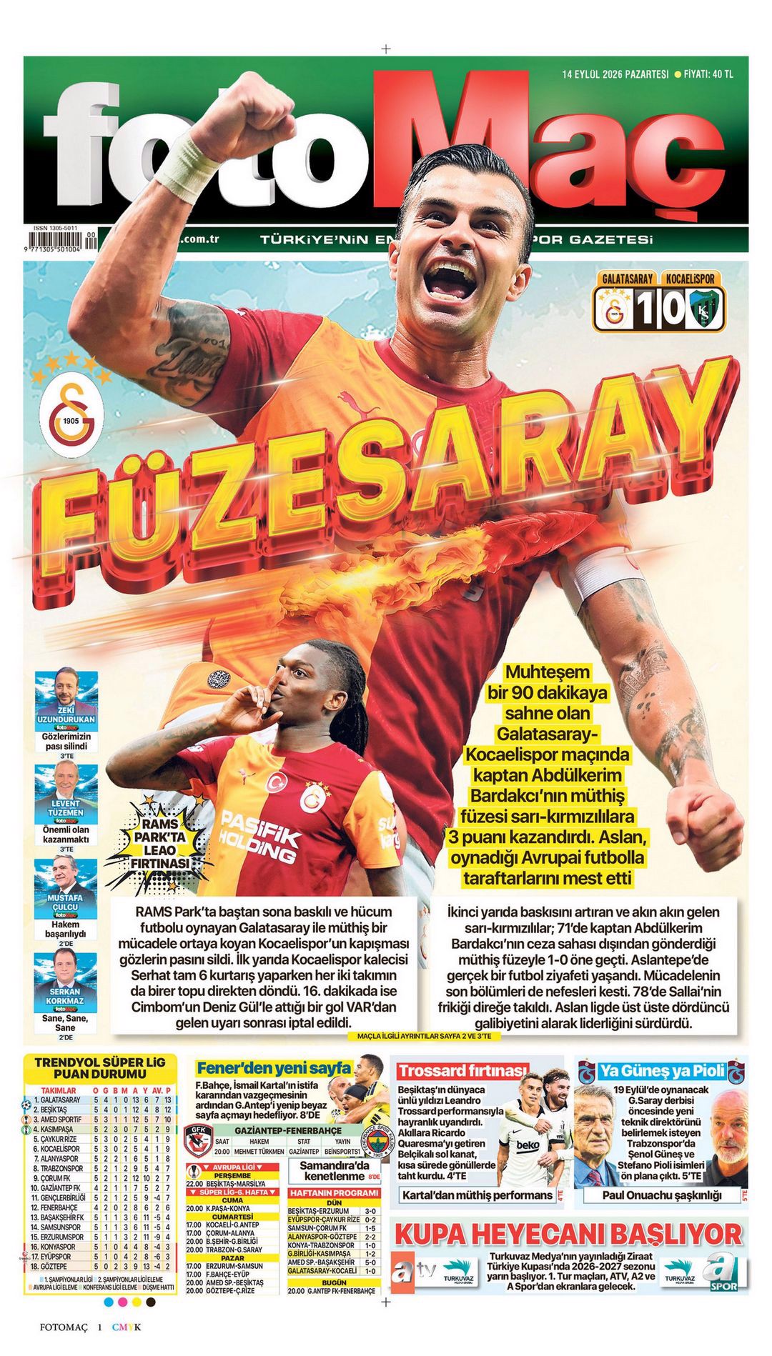 Duvarı füzeyle yıktı | Spor manşetleri - 2. fotoğraf